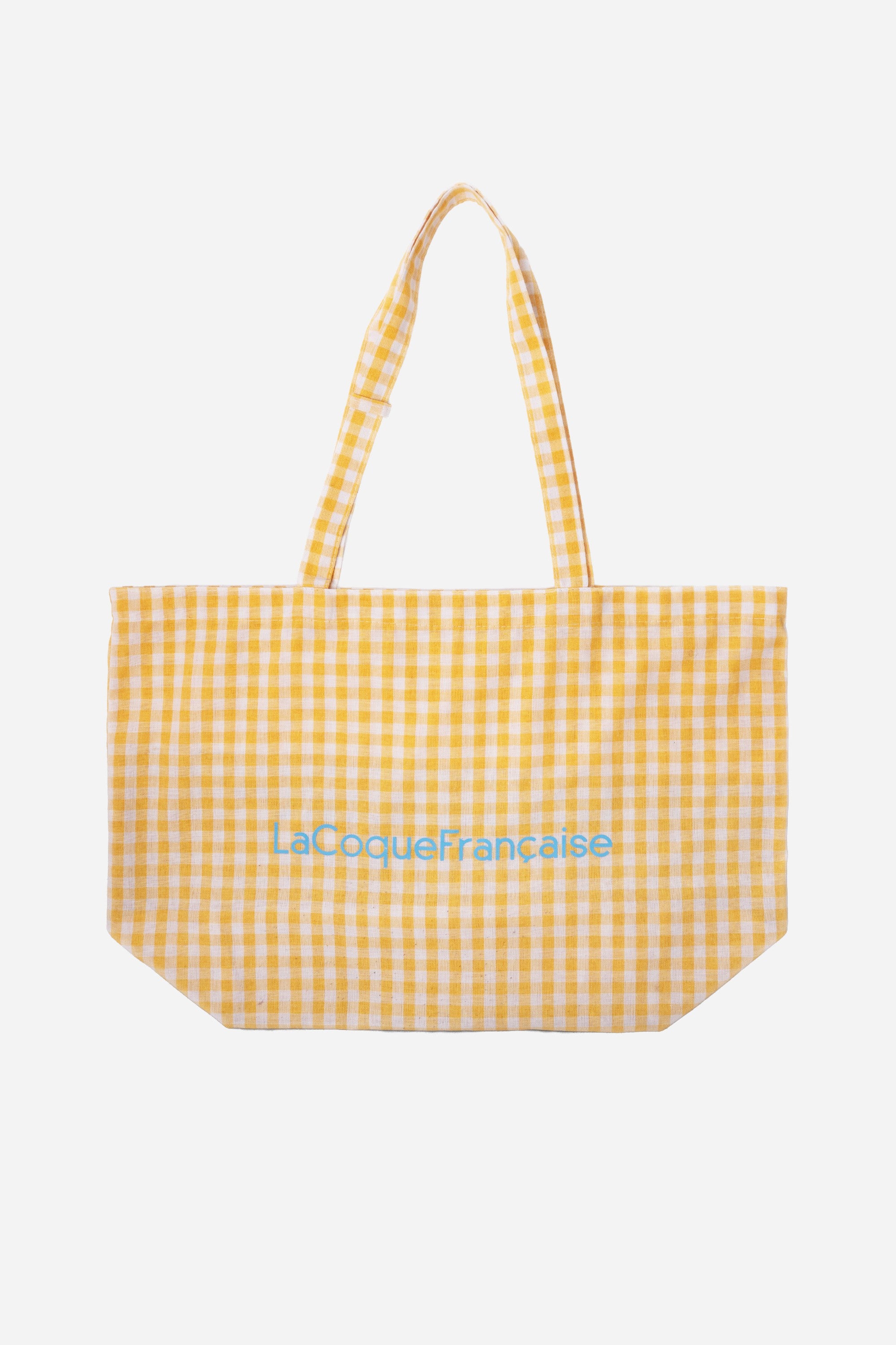 Tote Bag Vichy Jaune Jaune - 2