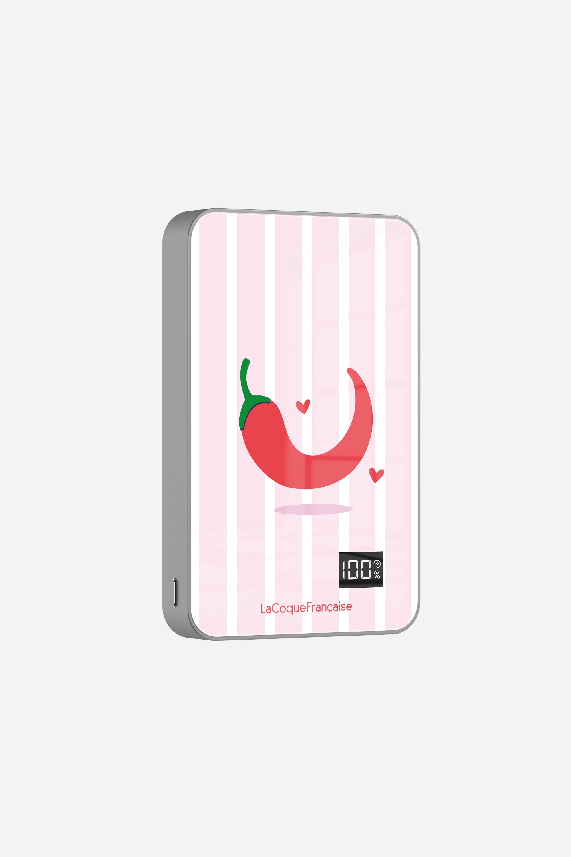 Batterie Magsafe Piment Rayure Rose 10 000 Mah