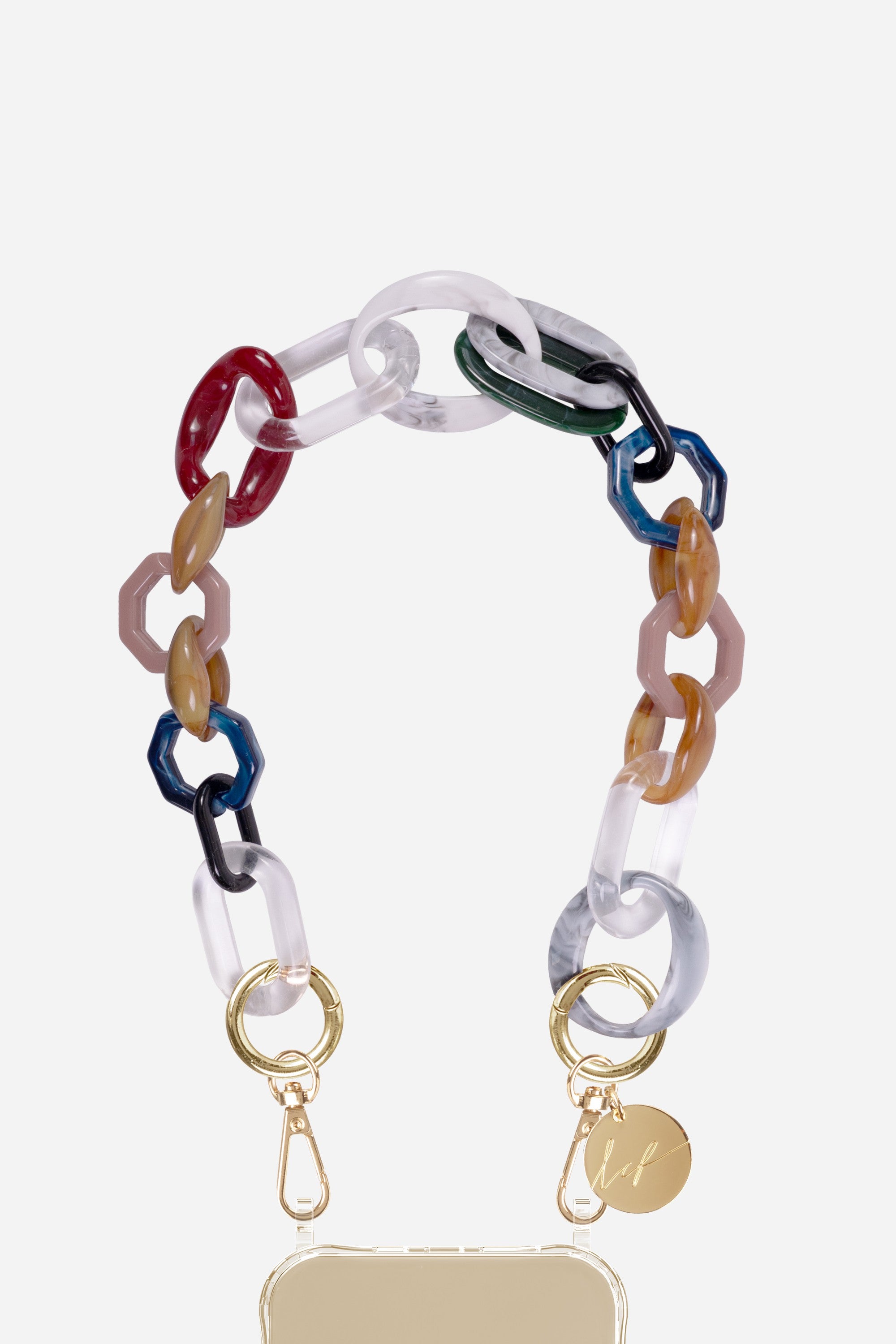 Chaine Courte Ava Multicolore 40 cm