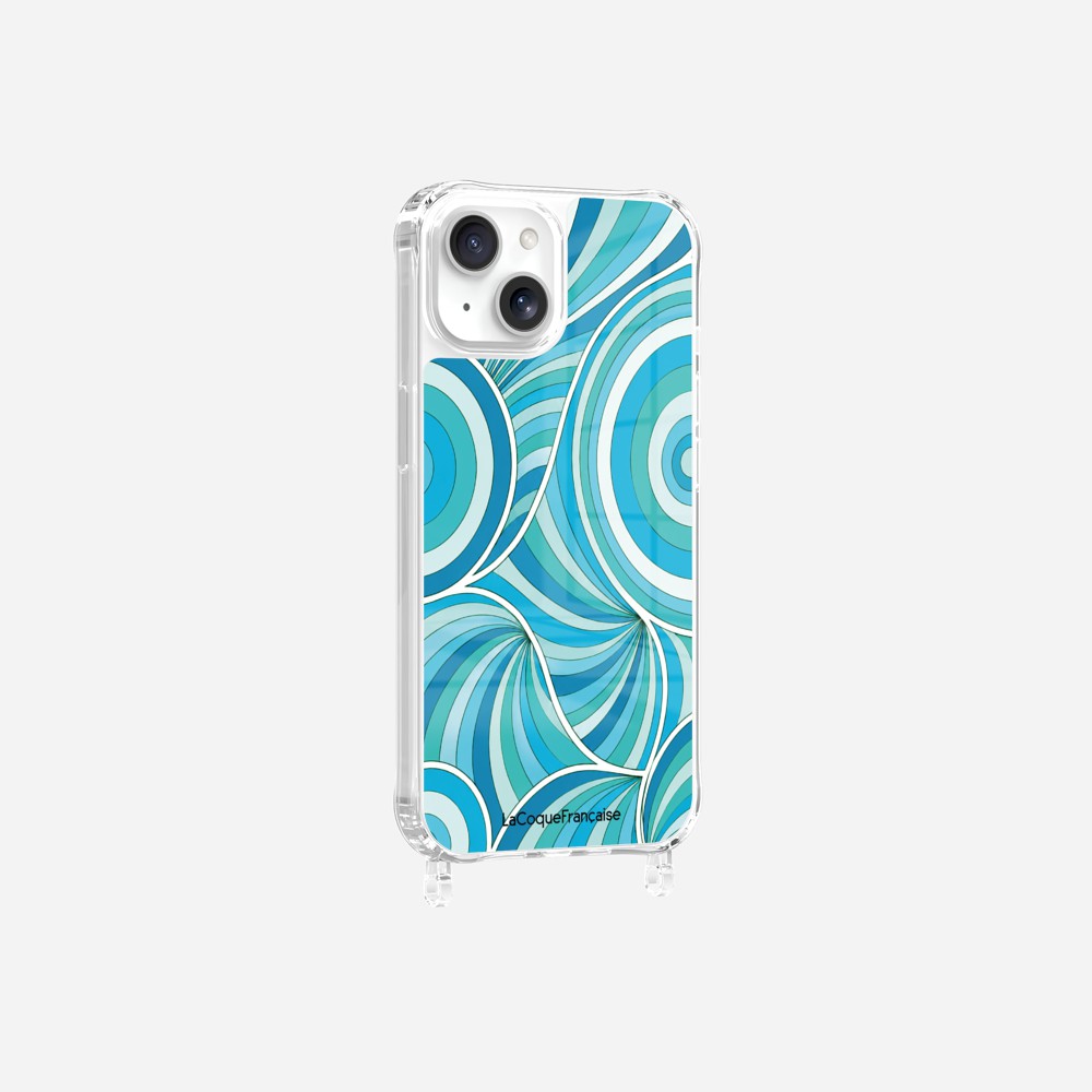 Coque Anneaux Imprimee Paradisio Turquoise - 12