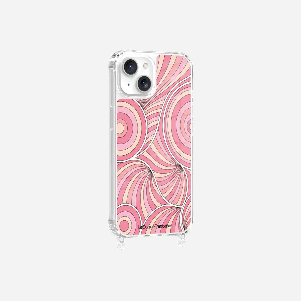 Coque Anneaux Imprimee Paradisio Rose - 12