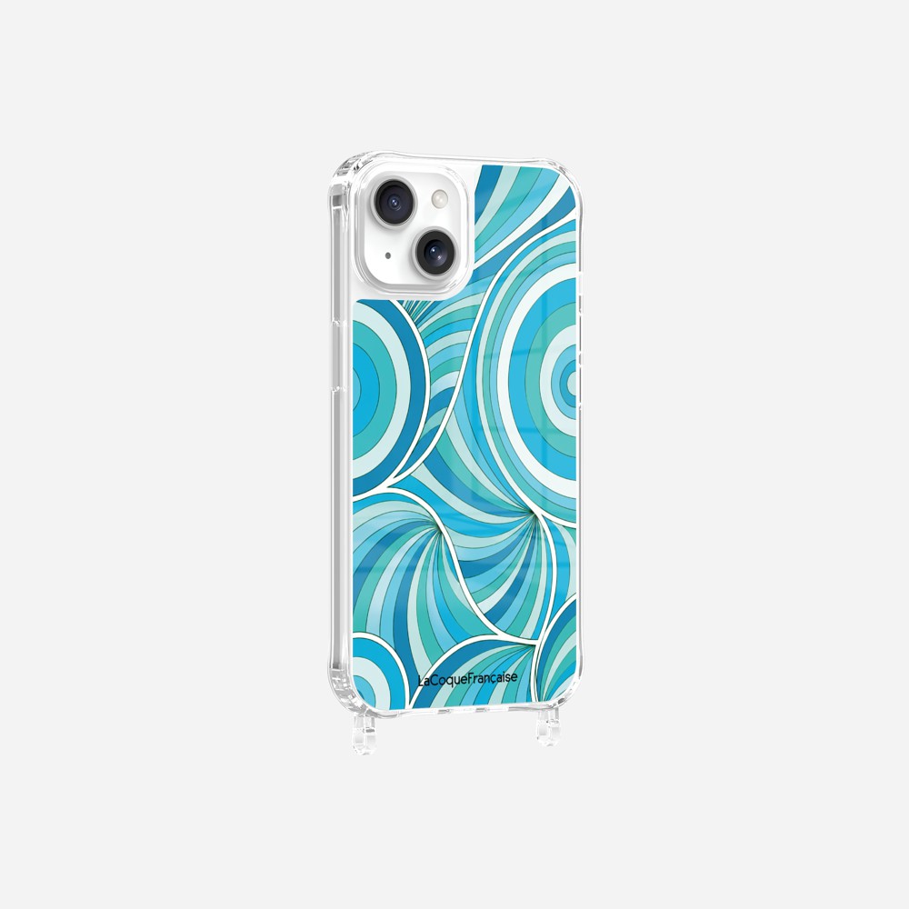Coque Anneaux Imprimee Paradisio Turquoise - 16