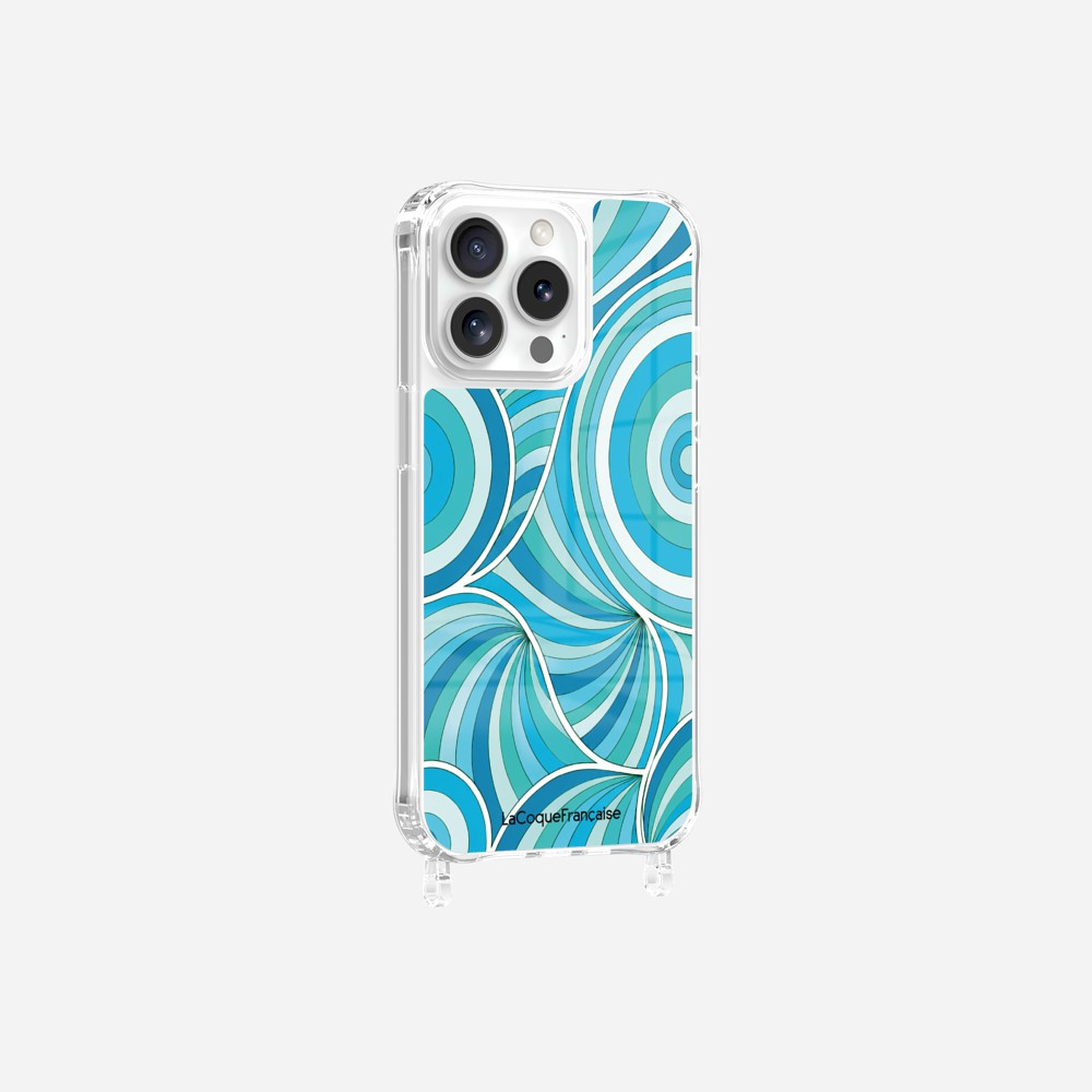 Coque Anneaux Imprimee Paradisio Turquoise - 18
