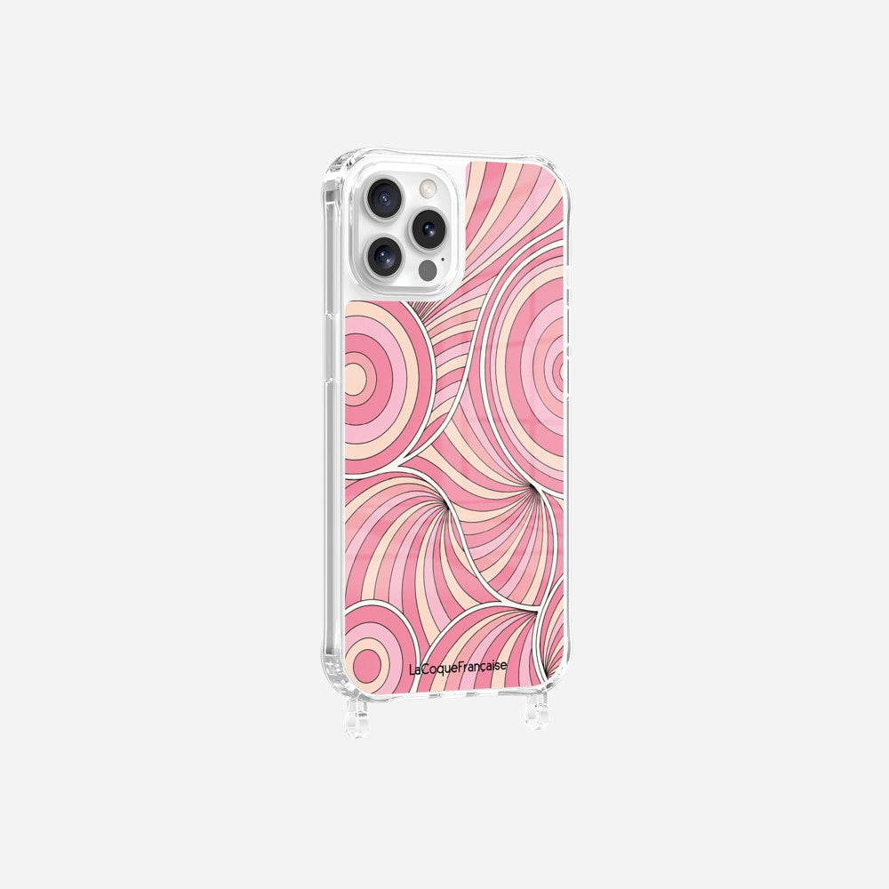 Coque Anneaux Imprimee Paradisio Rose - 22