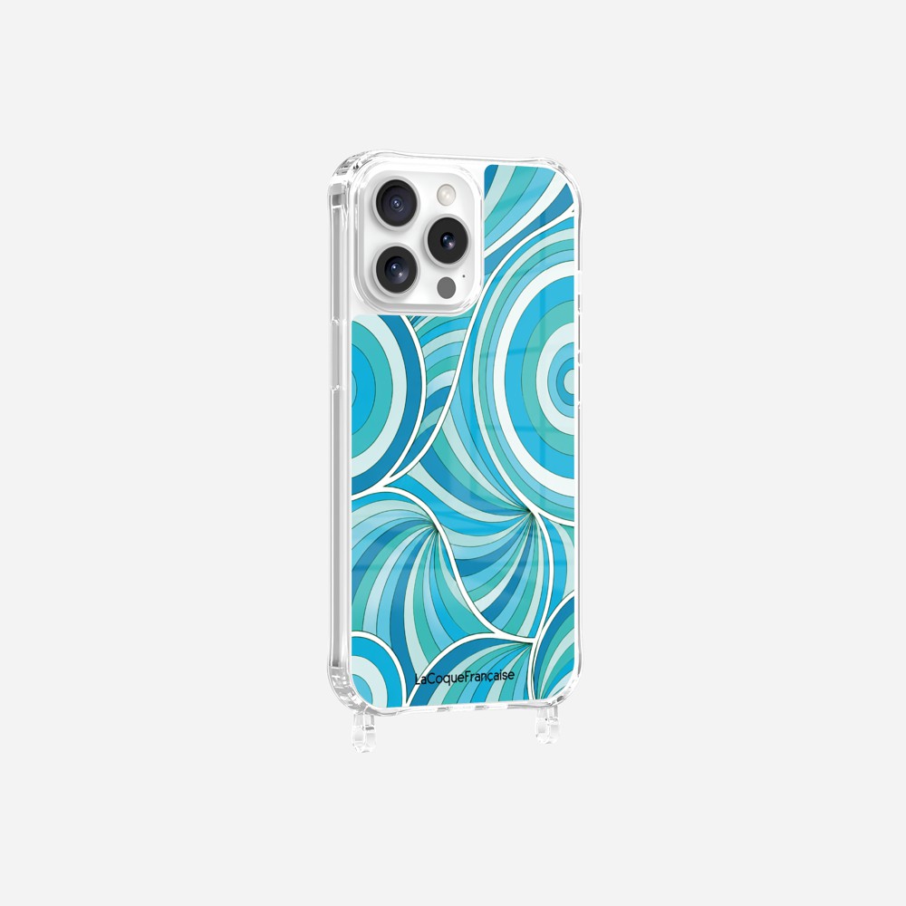 Coque Anneaux Imprimee Paradisio Turquoise - 11