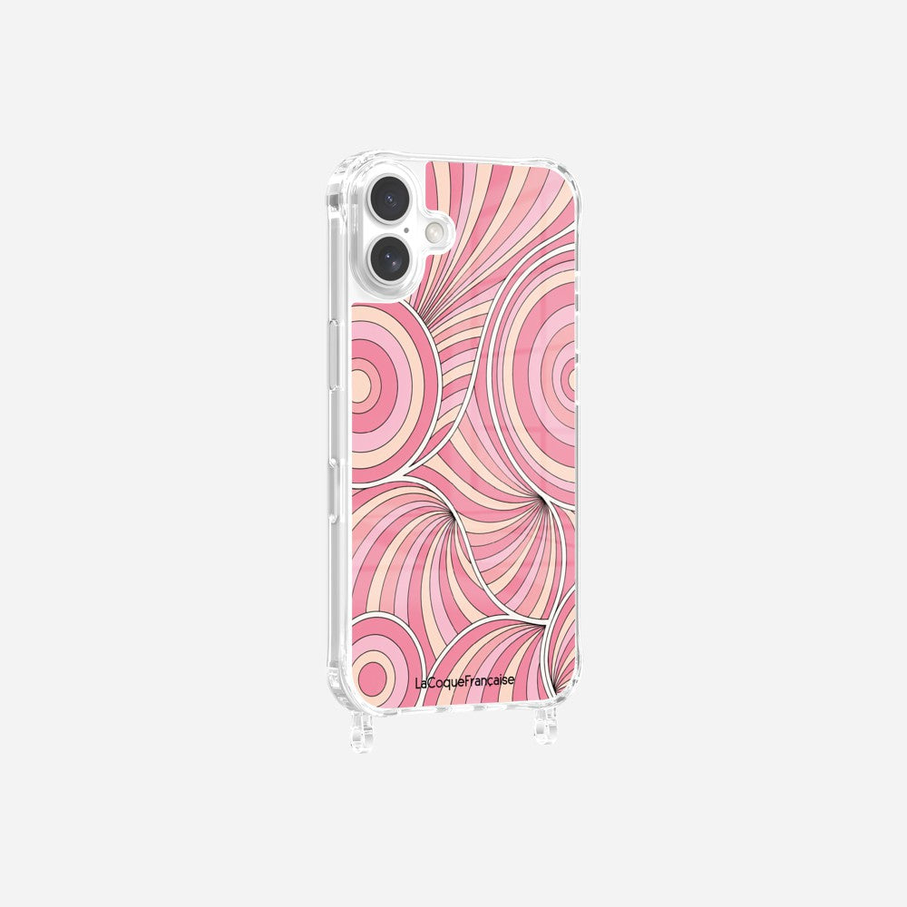 Coque Anneaux Imprimee Paradisio Rose - 9