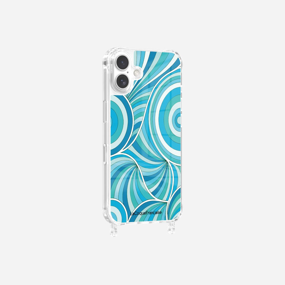 Coque Anneaux Imprimee Paradisio Turquoise - 9