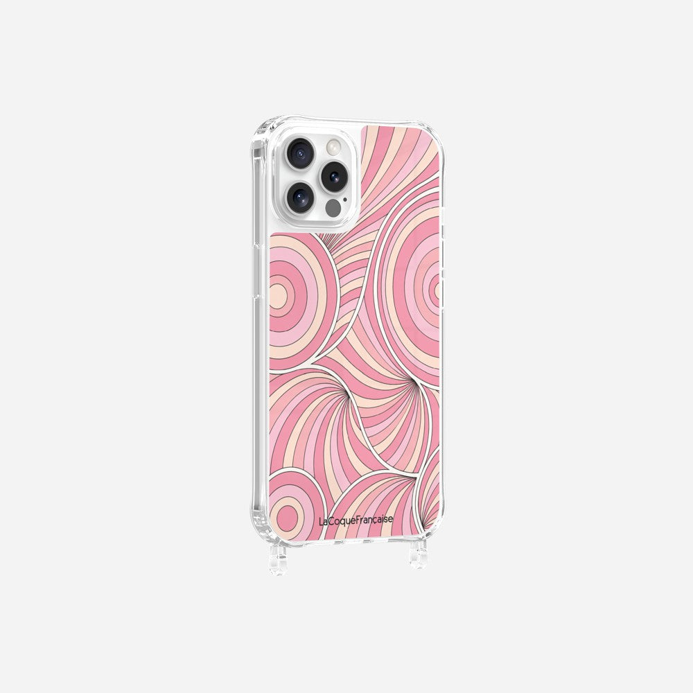 Coque Anneaux Imprimee Paradisio Rose - 21