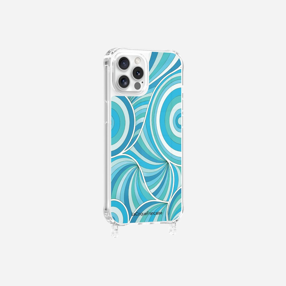 Coque Anneaux Imprimee Paradisio Turquoise - 21