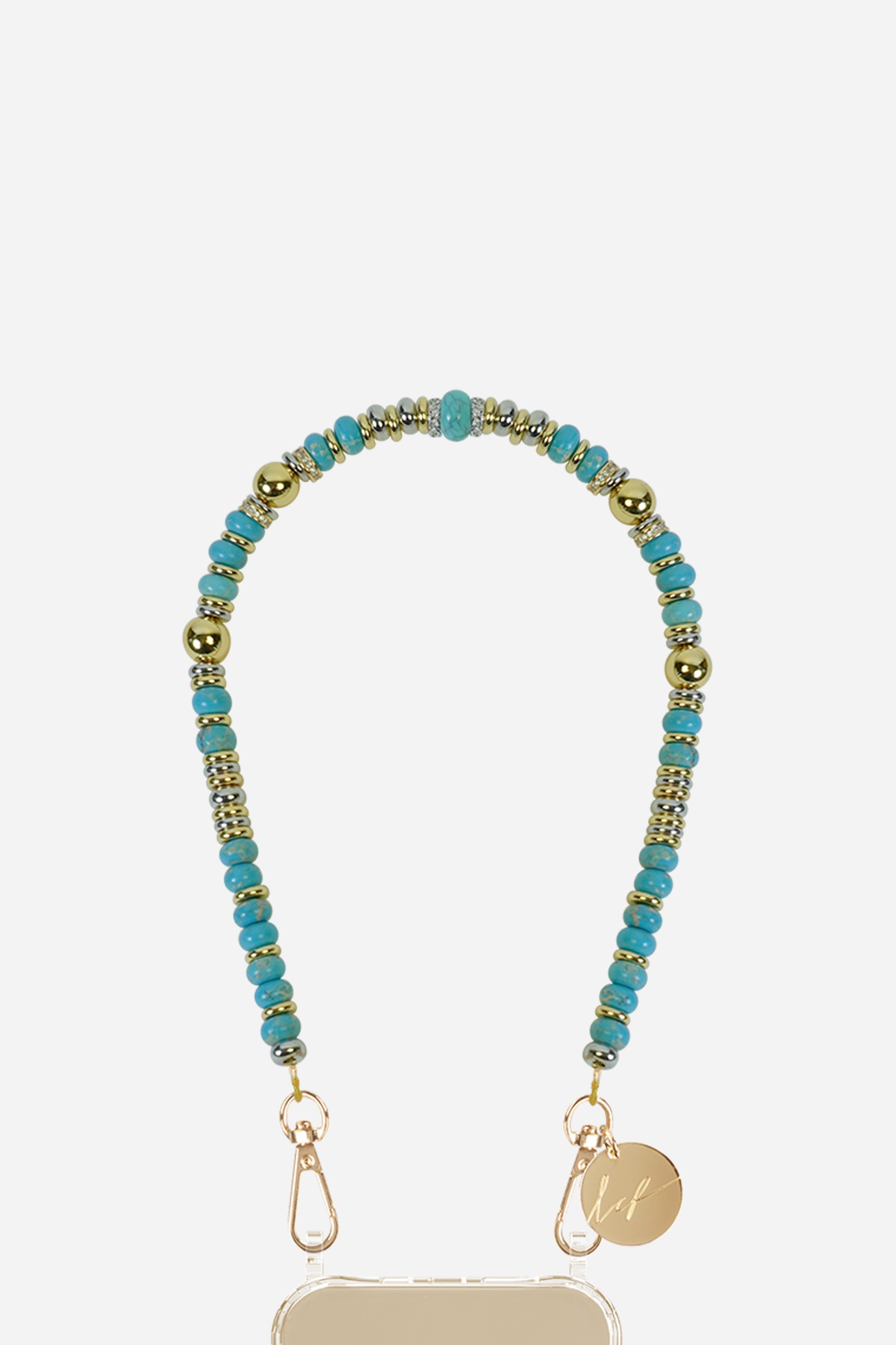 Chaine Courte Anjali Turquoise 40 cm
