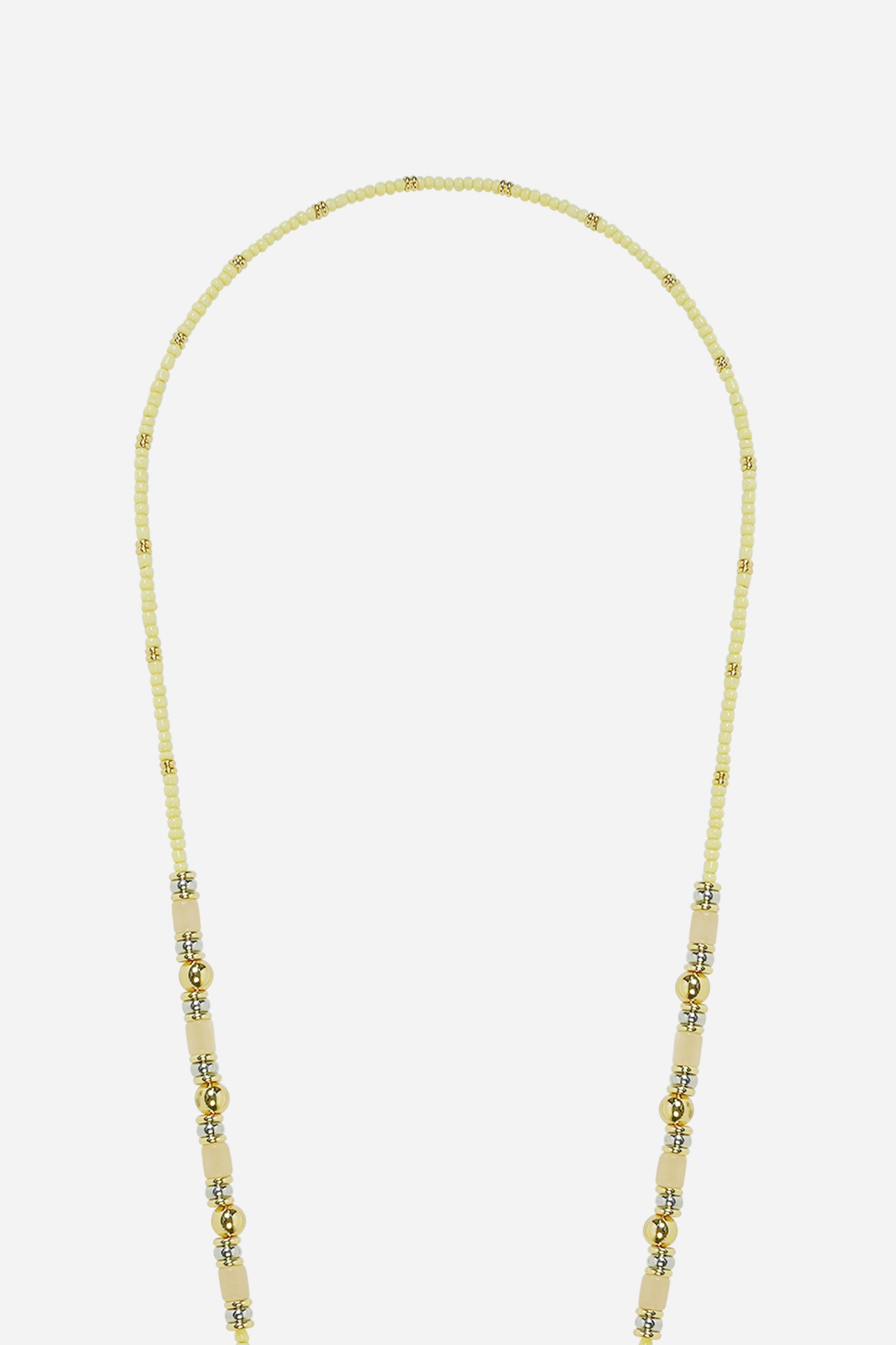 Chaine Longue Avni Jaune 120 cm