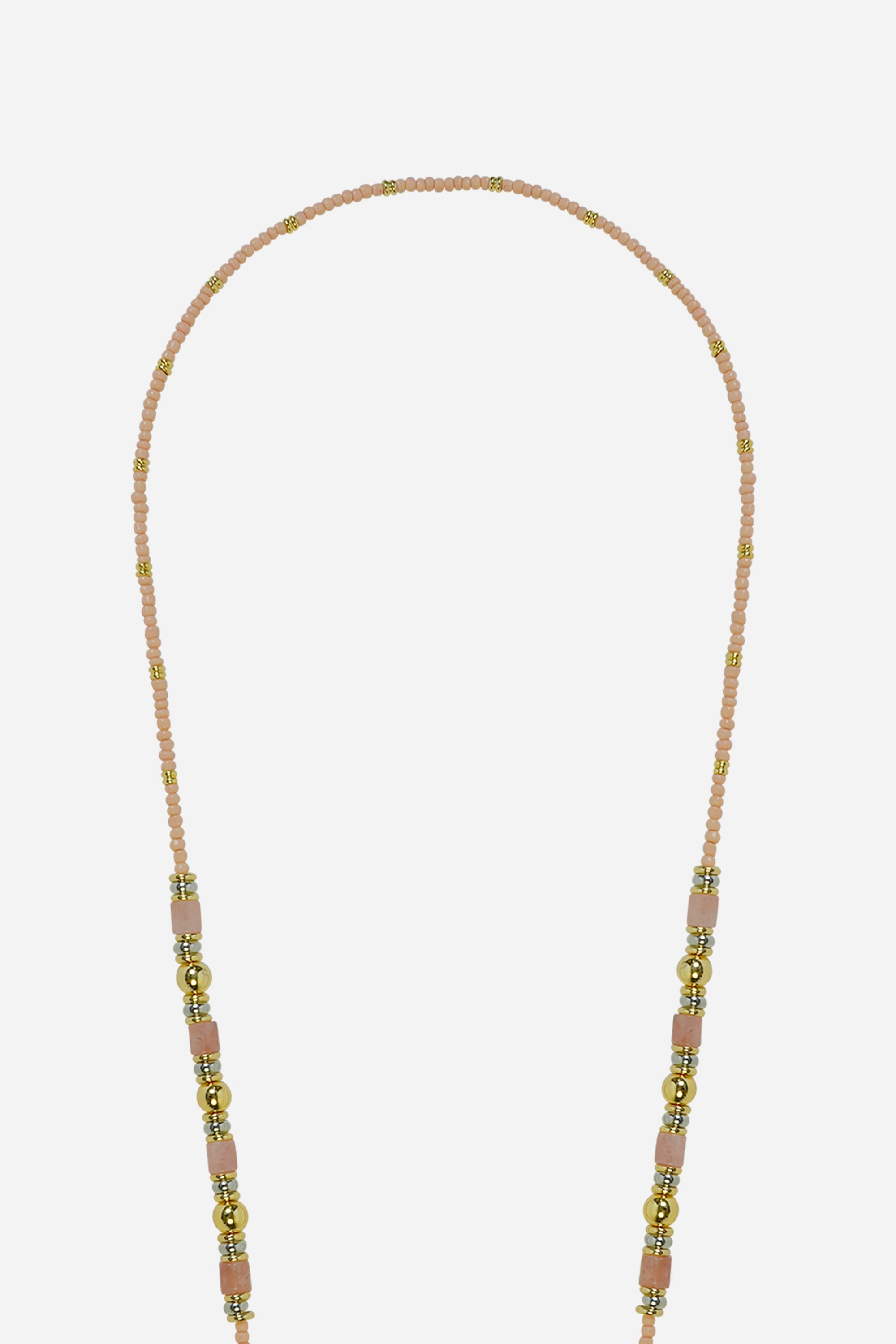 Long Coral Avni Chain 120 cm
