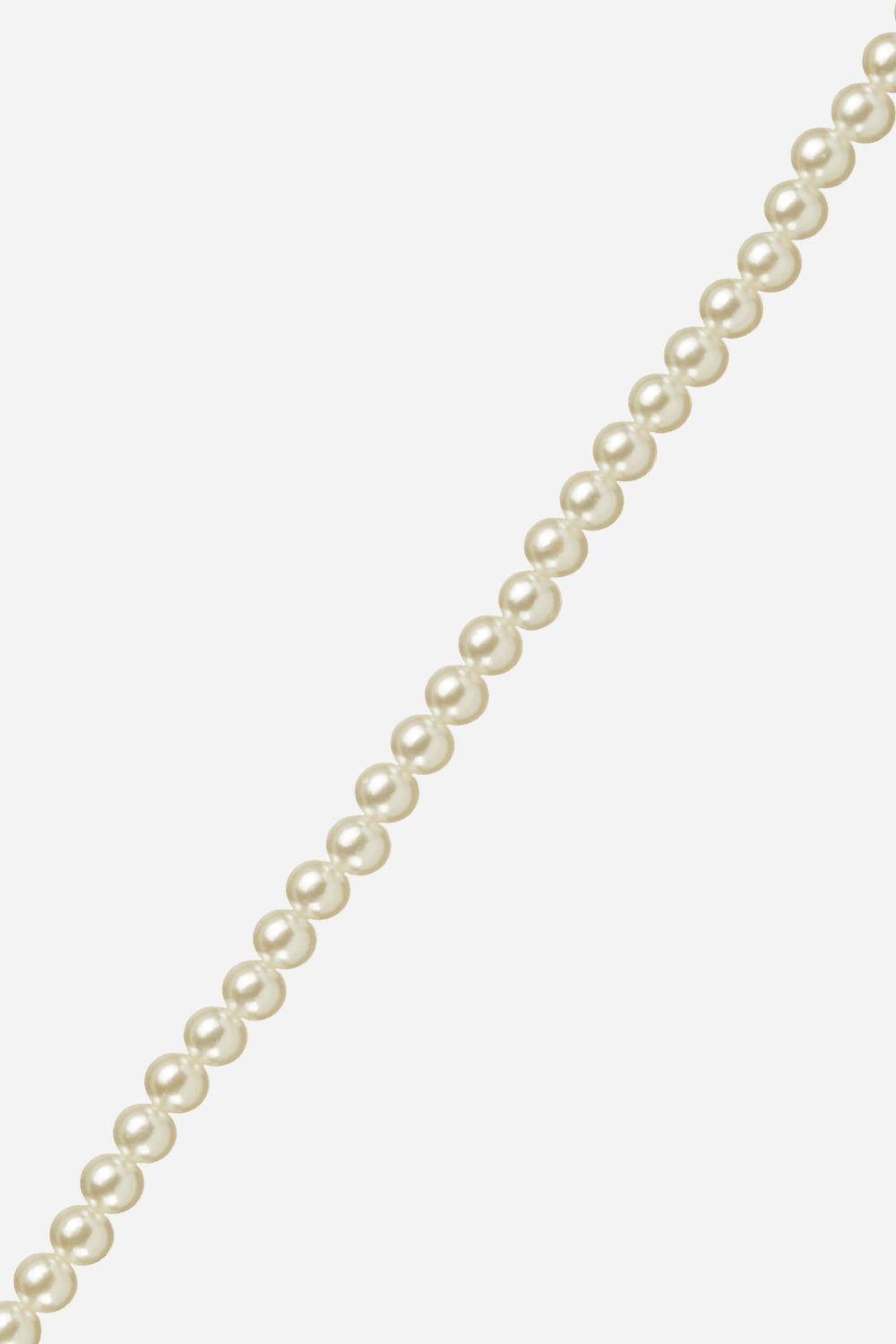 Chaine Longue Agathe Blanc 120 cm