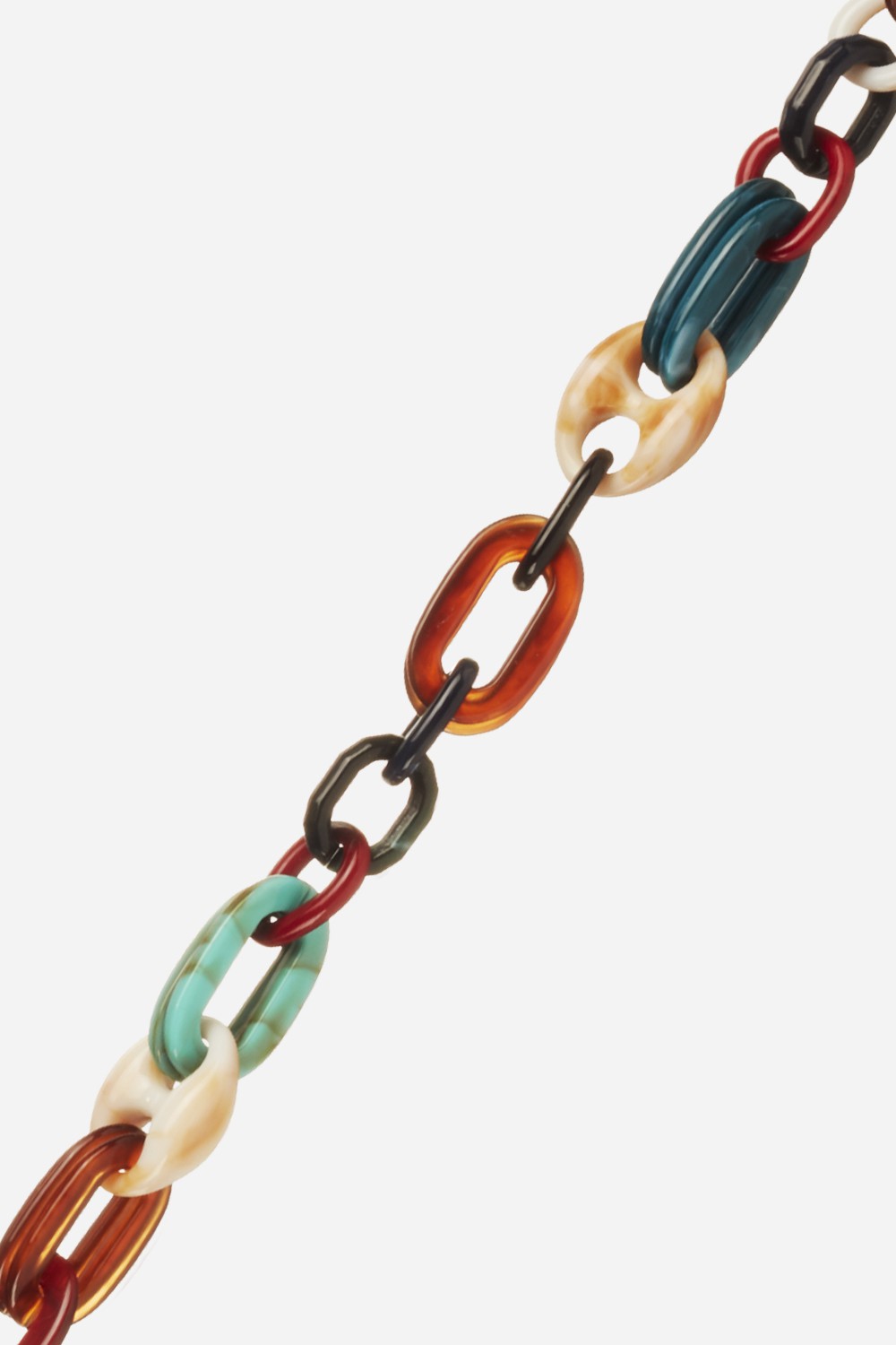 Chaine Longue Ambre Multicolore 120 cm