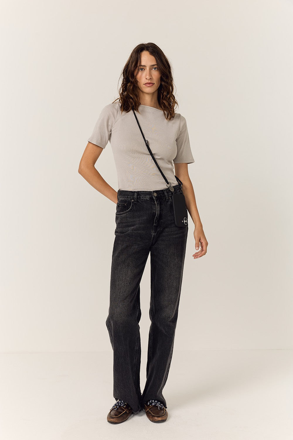 Cordon Uni Mariah Noir