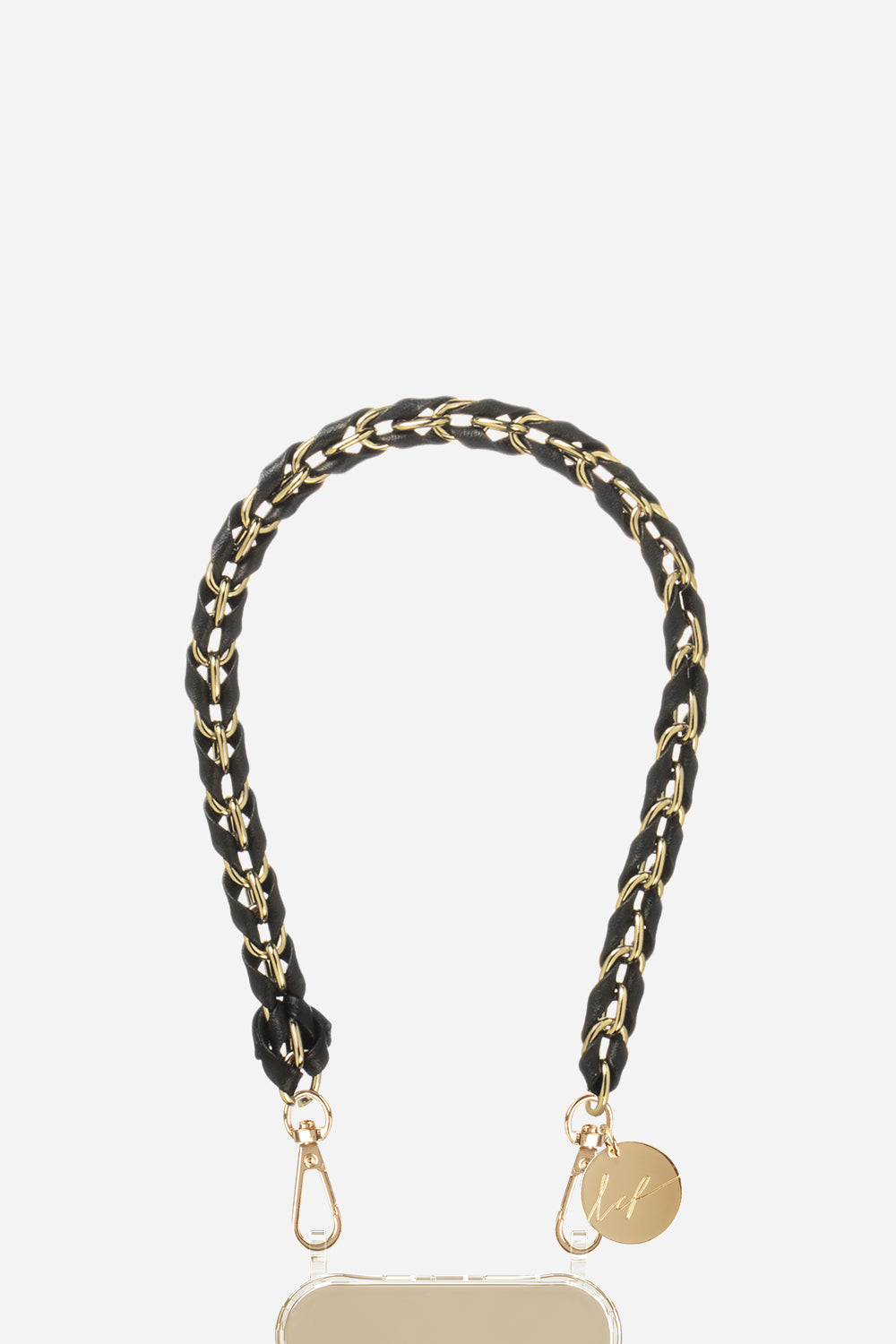 Chaine Courte Lou Noir 40 cm - 2