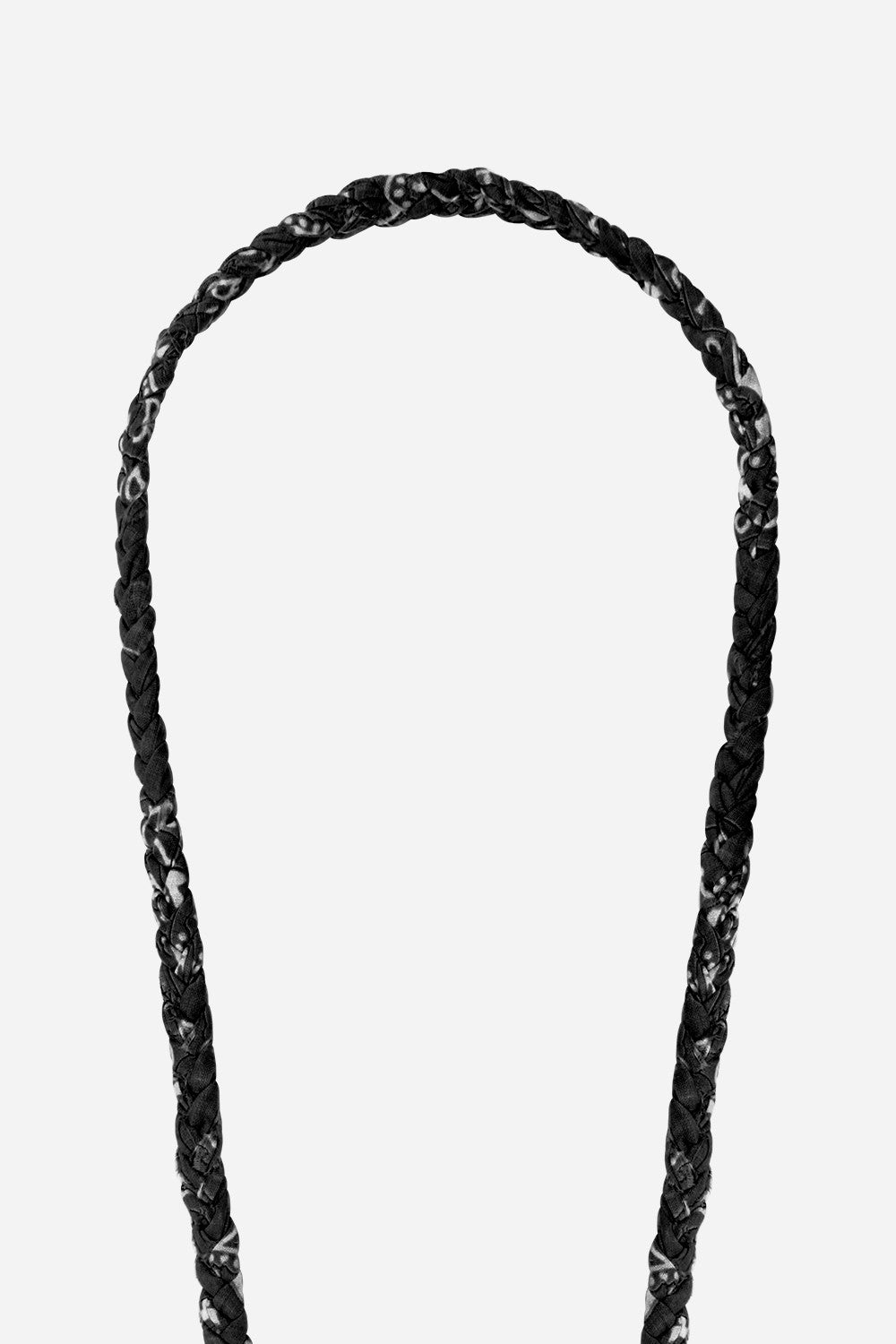 Cordon tresse Della Noir