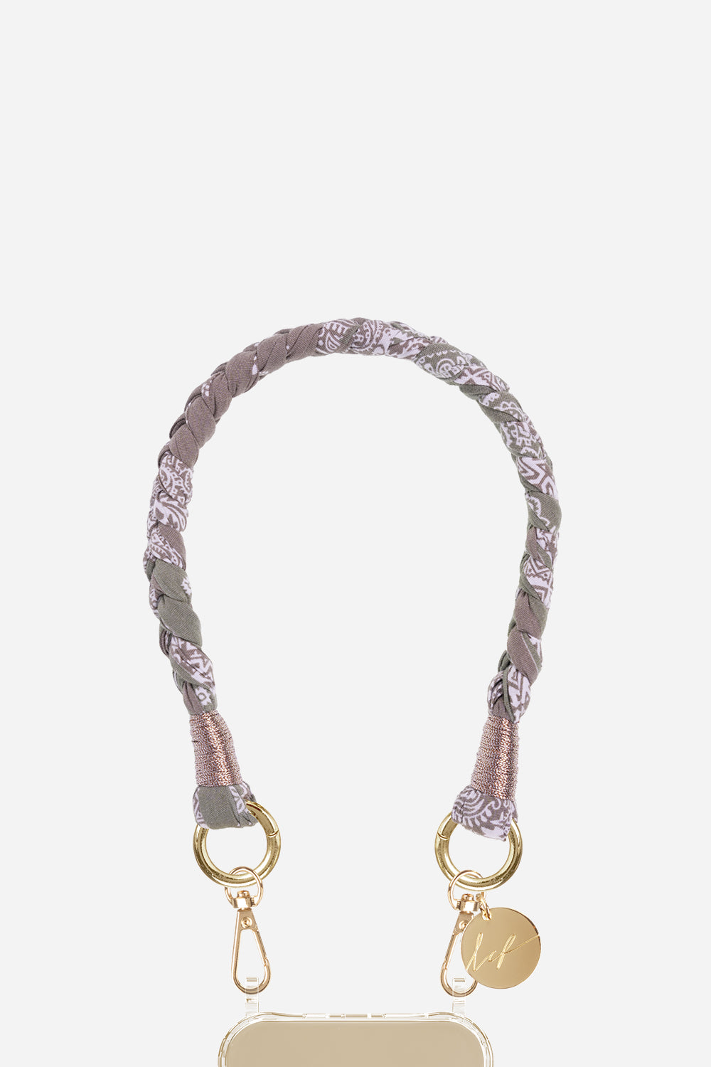 Chaine Courte Della Kaki 40 cm - 2