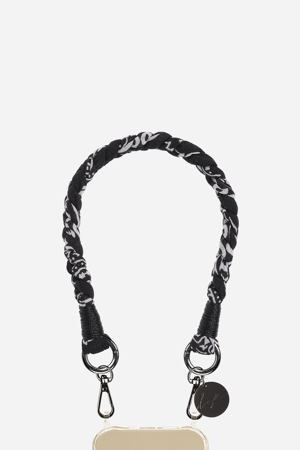 Chaine Courte Della Noir 40 cm