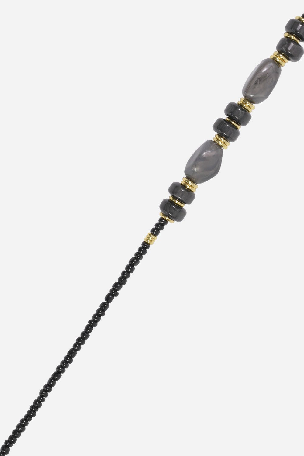 Chaine Longue Chiara Noir 120 cm