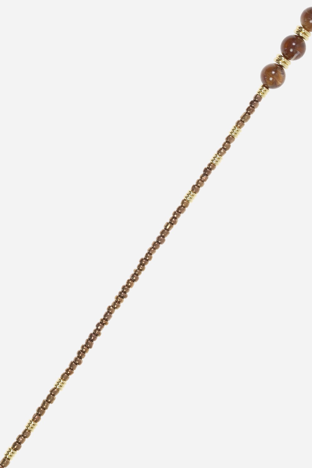 Chaine Longue Iris Bronze 120 cm - 2