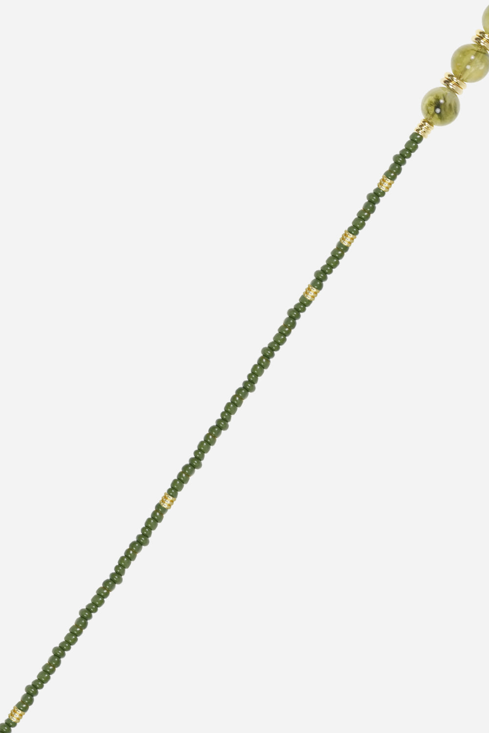 Chaine Longue Iris Kaki 120 cm - 2