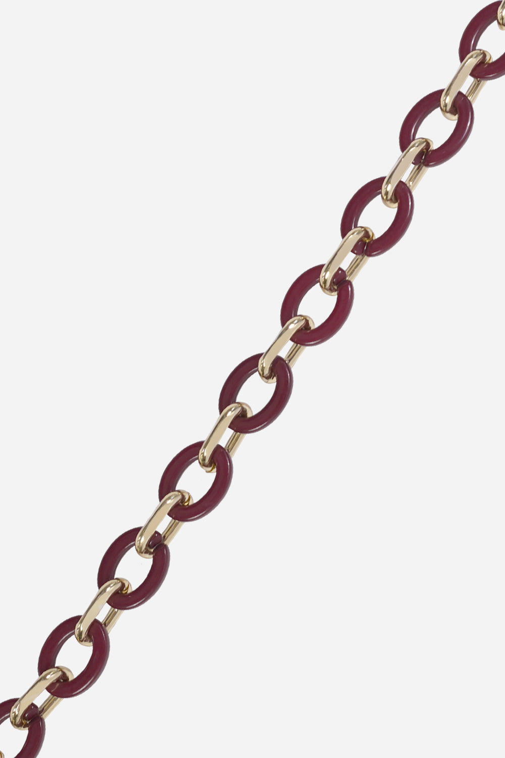 Chaine Longue Cassy Bordeaux 120 cm - 2
