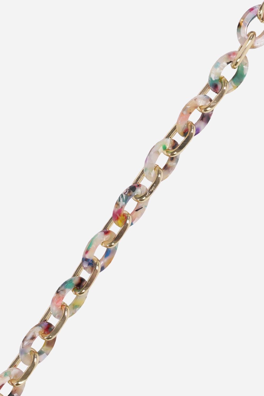 Chaine Longue Cassy Ecaille Multi 120 cm