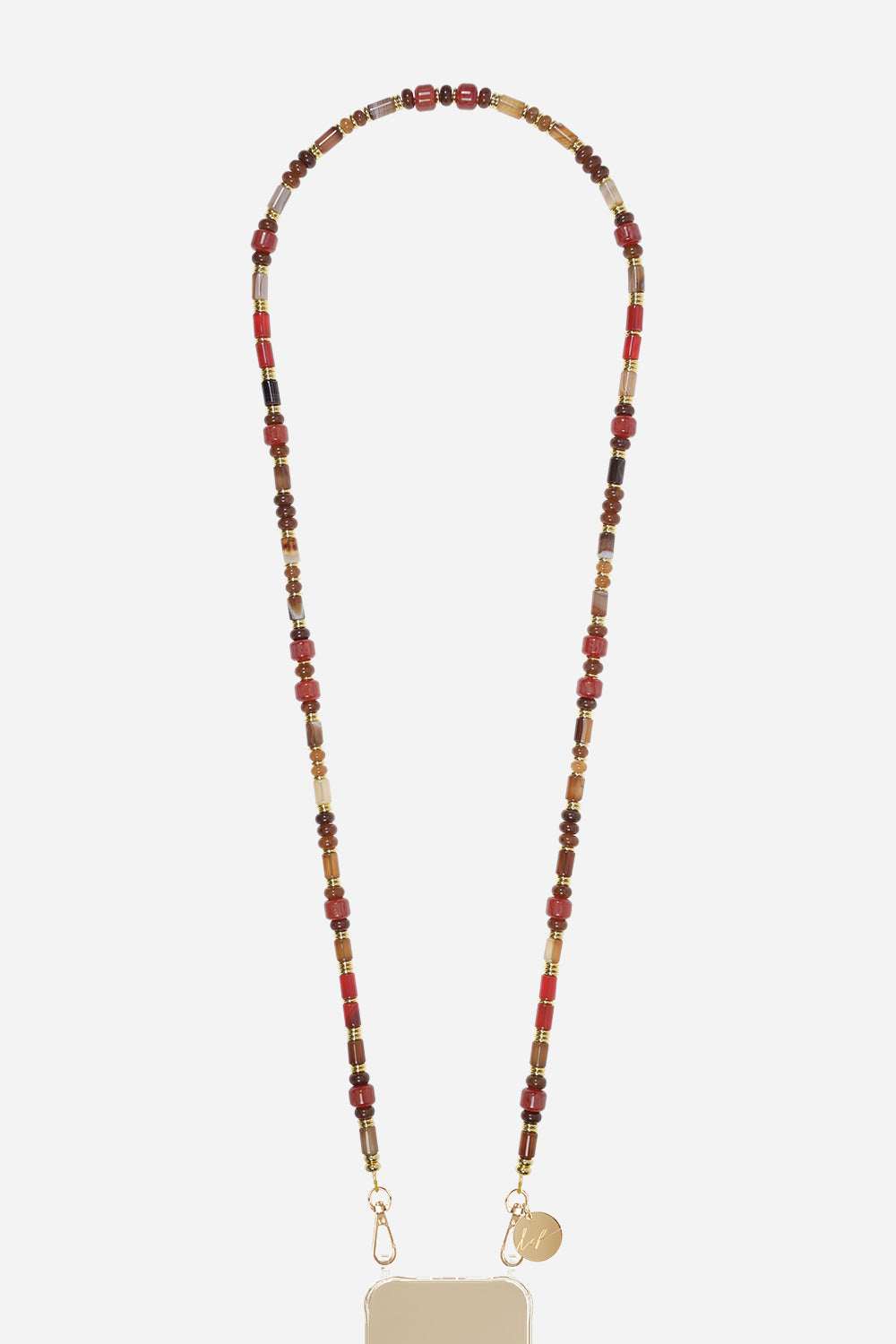 Chaine Longue Jill Terracotta 120 cm