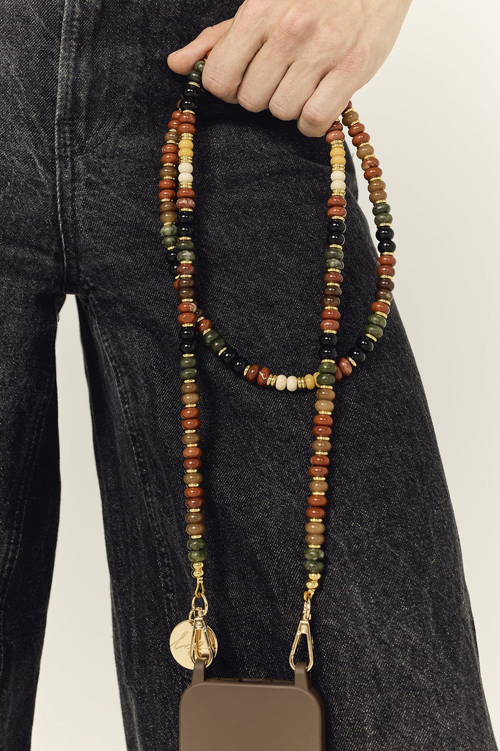 Joyce Terracotta Long Chain 120 cm