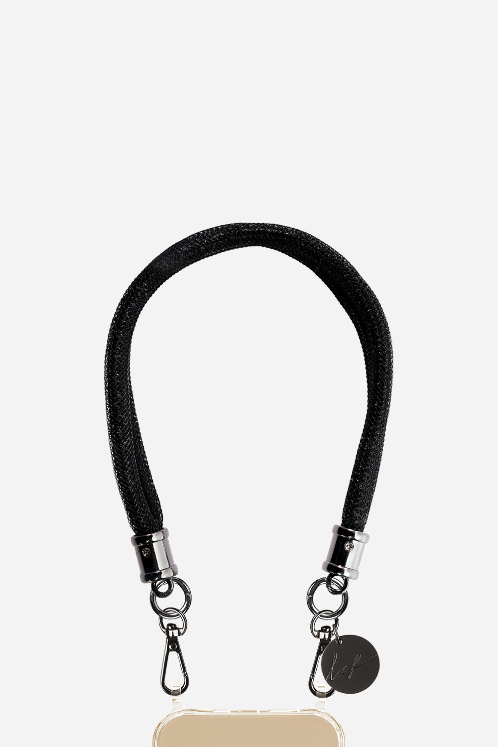 Chaine Courte Mariah Noir 40 cm - 2