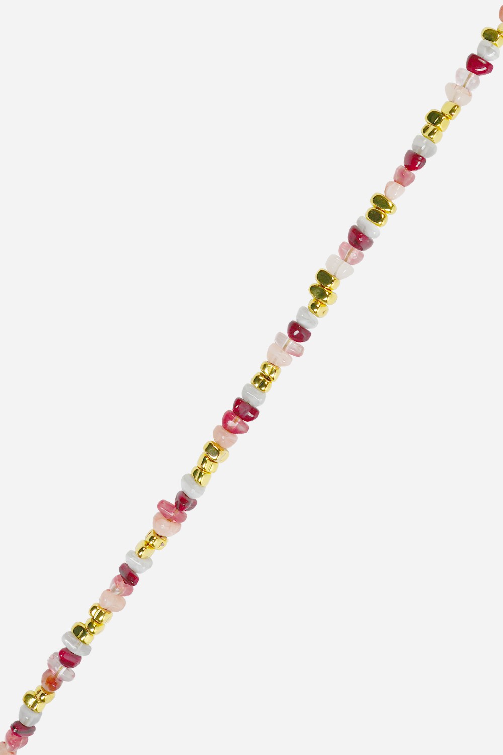Long Liviya Bordeaux Rose Chain 120 cm