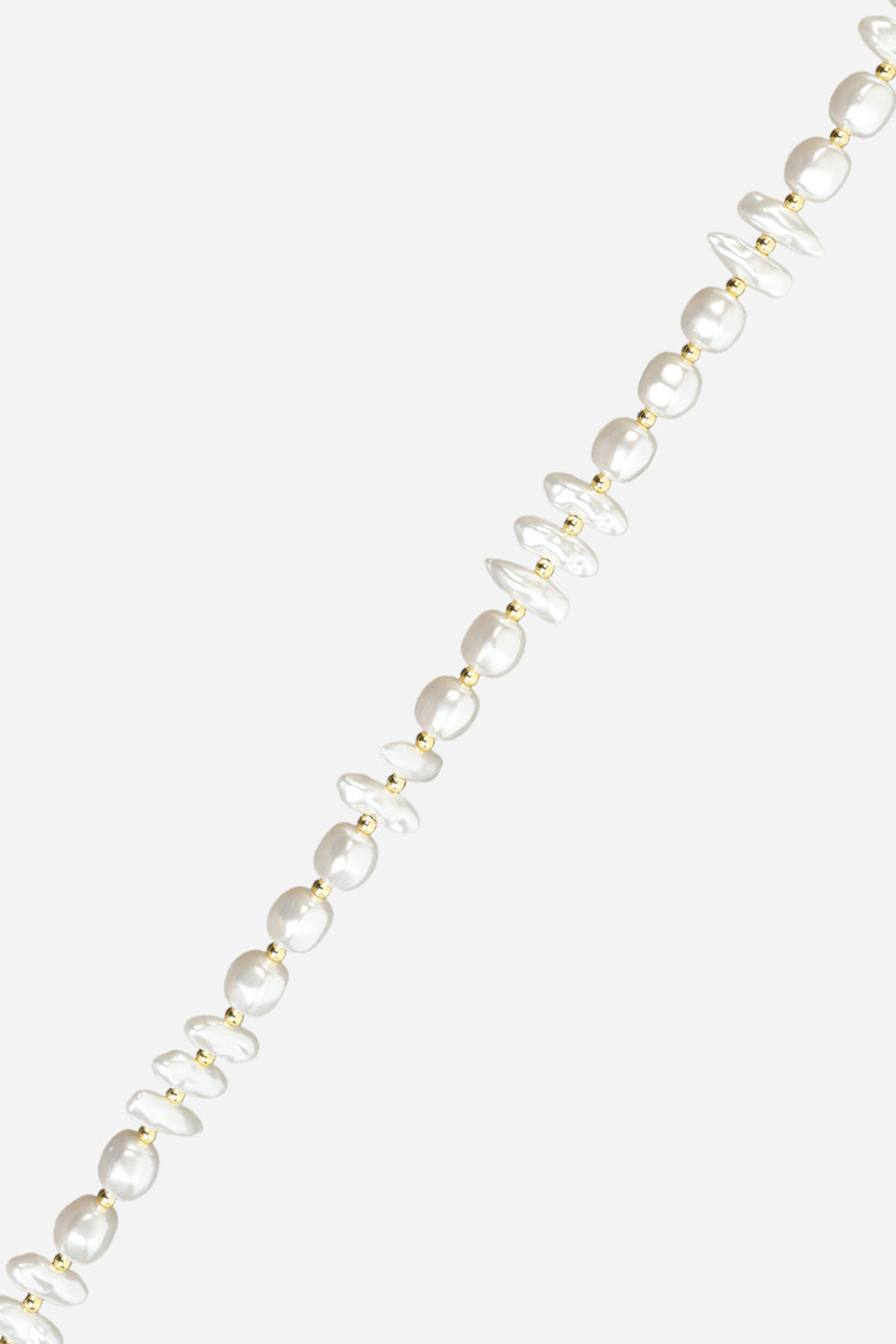 Liviya Long Chain White 120 cm