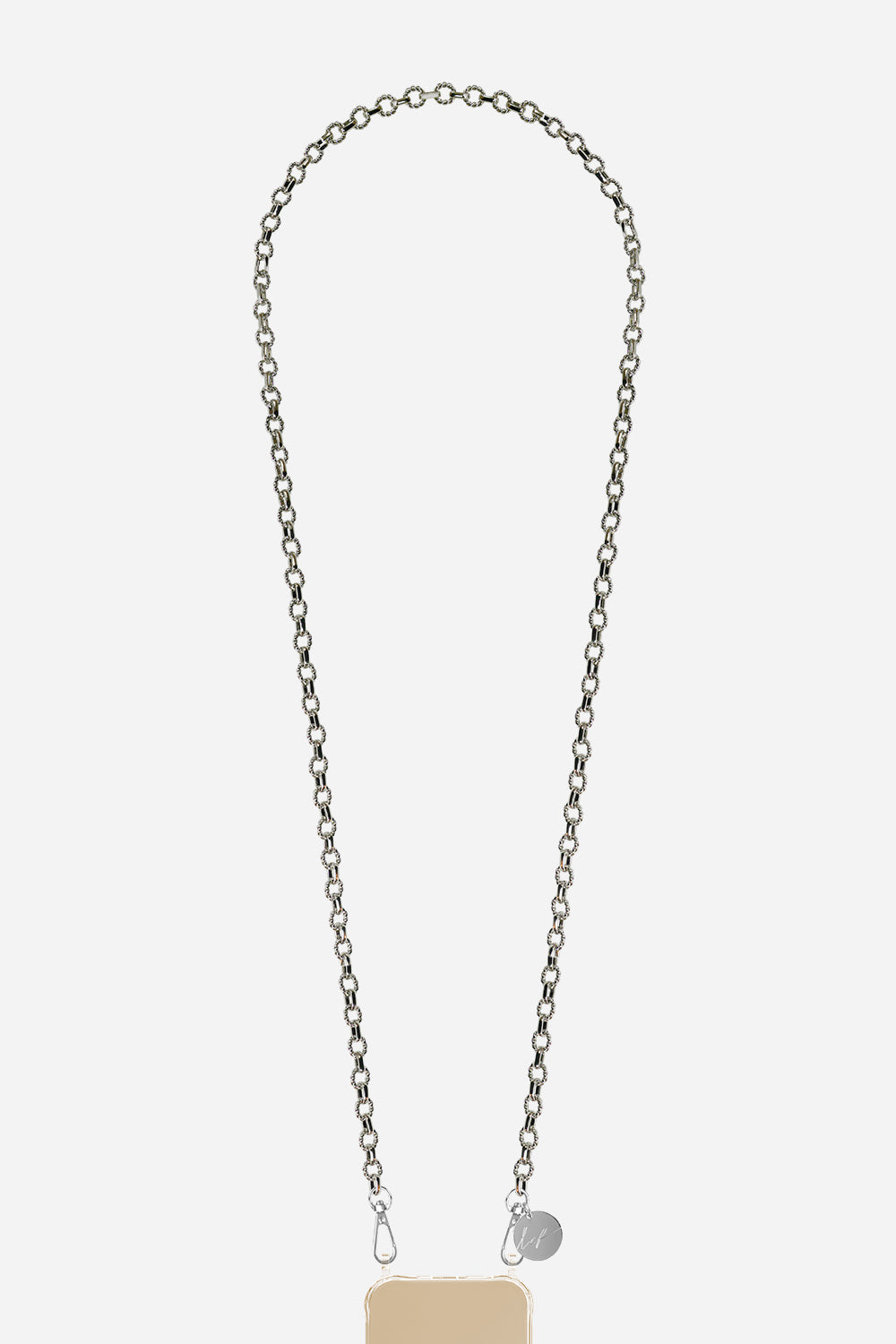 Chaine Longue Zita Argent 120 cm