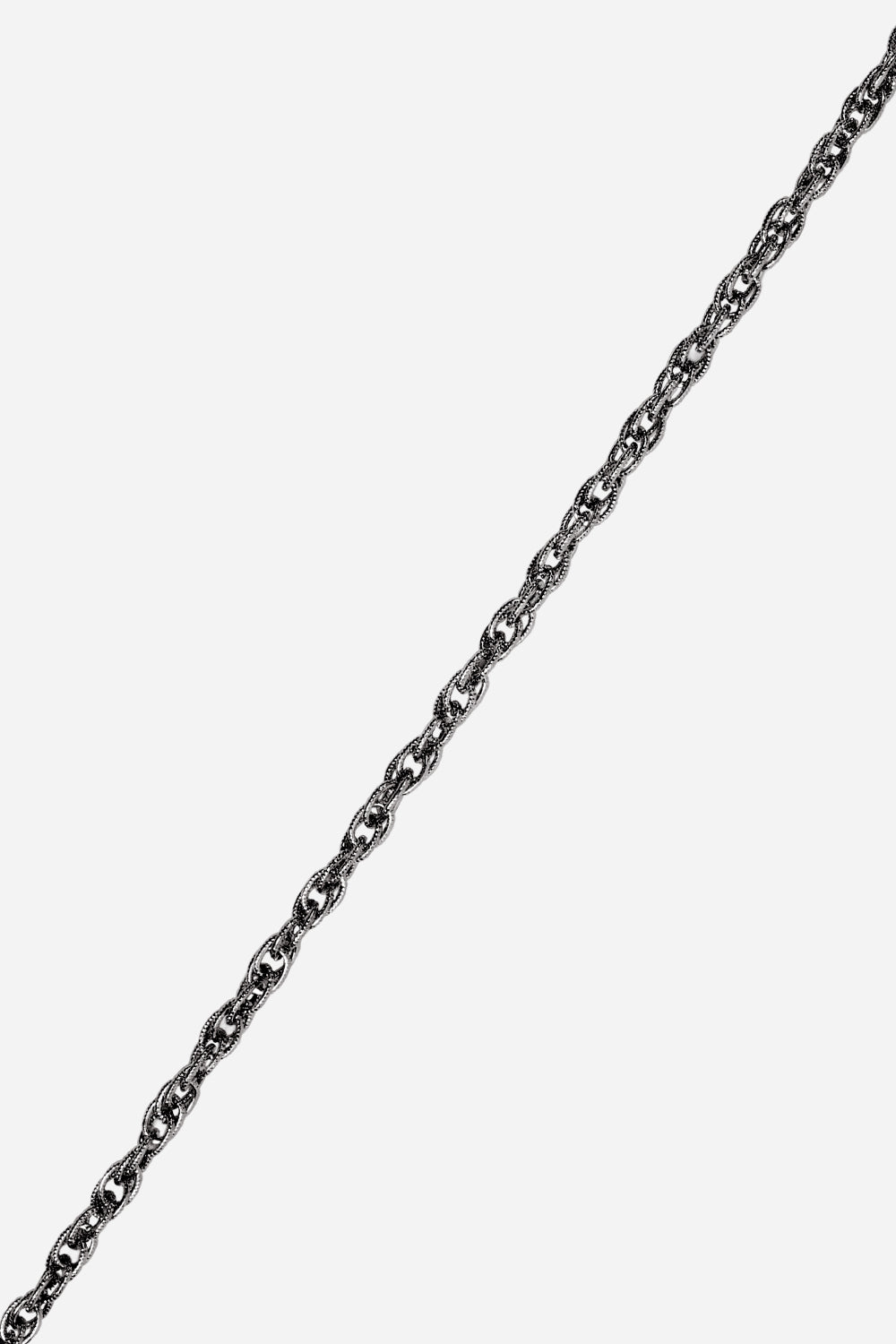 Chaine Longue Frankie Noir 120 cm