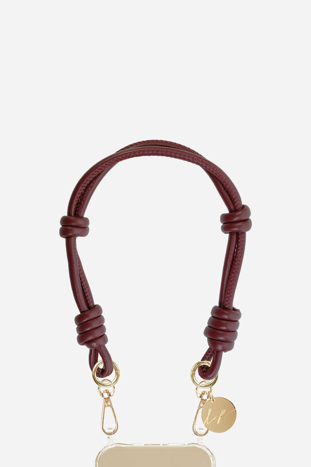 Short Necklace Nolan Bordeaux 40 cm