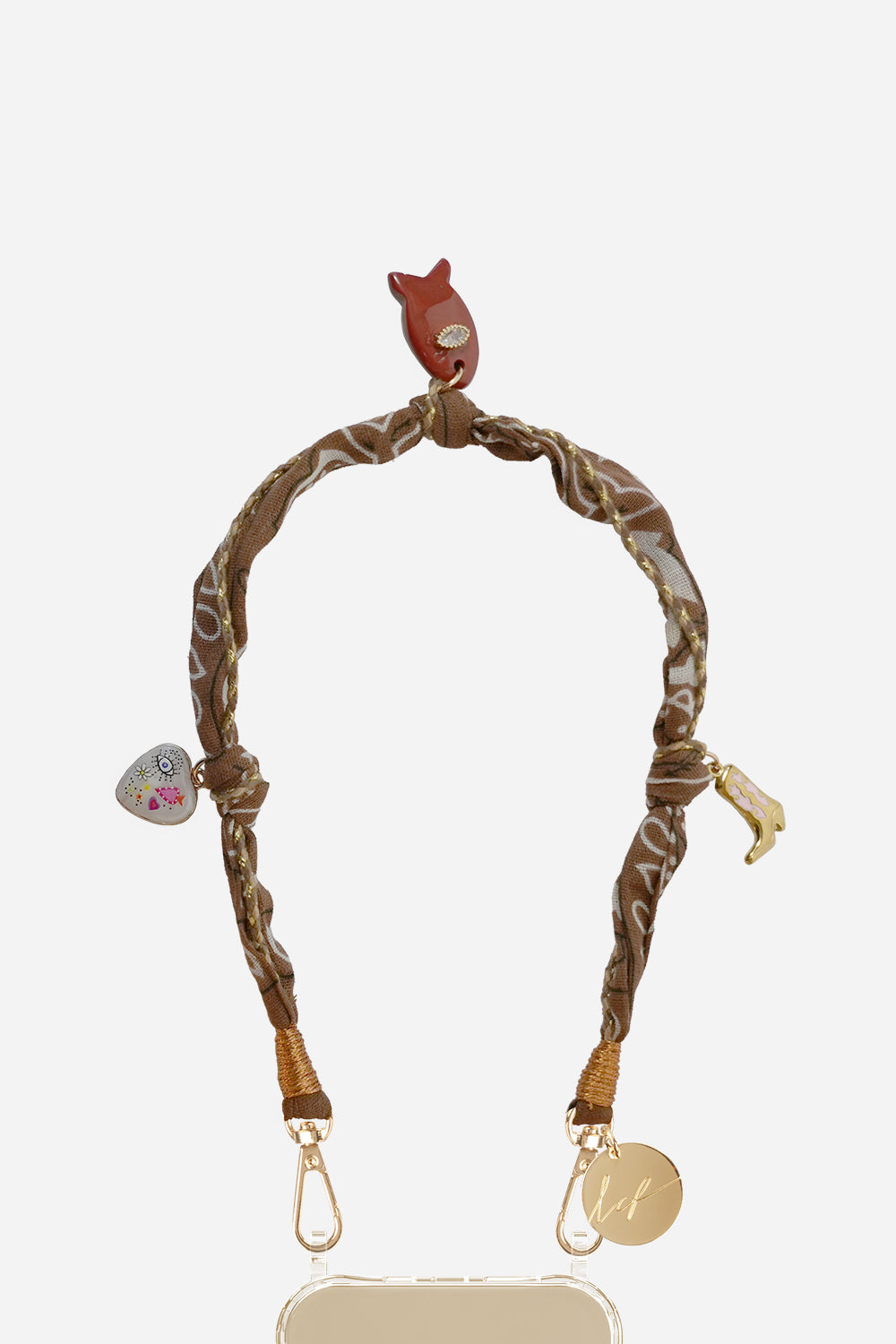 Short Chain Laia Brown 40 cm