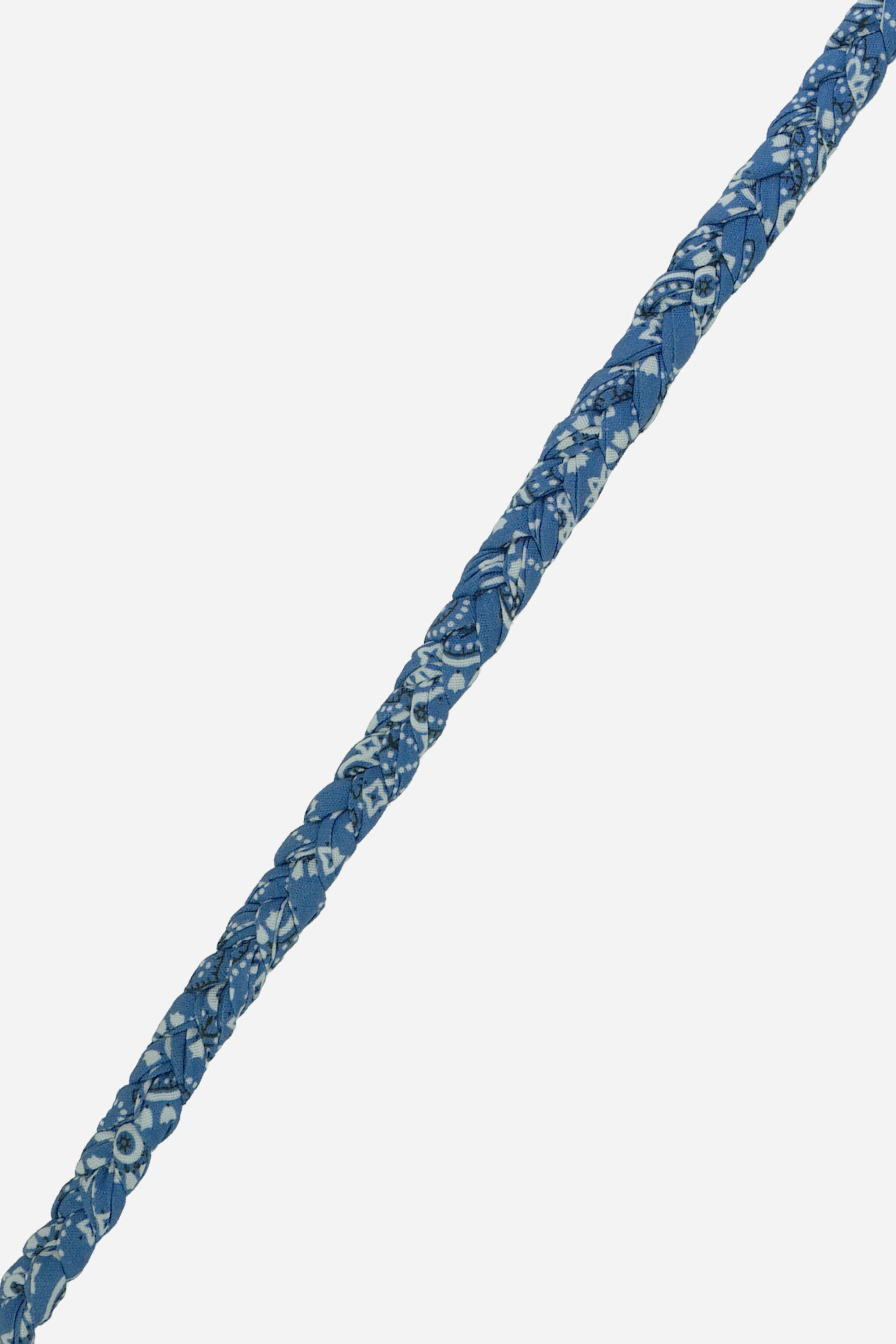 Della blue braided cord