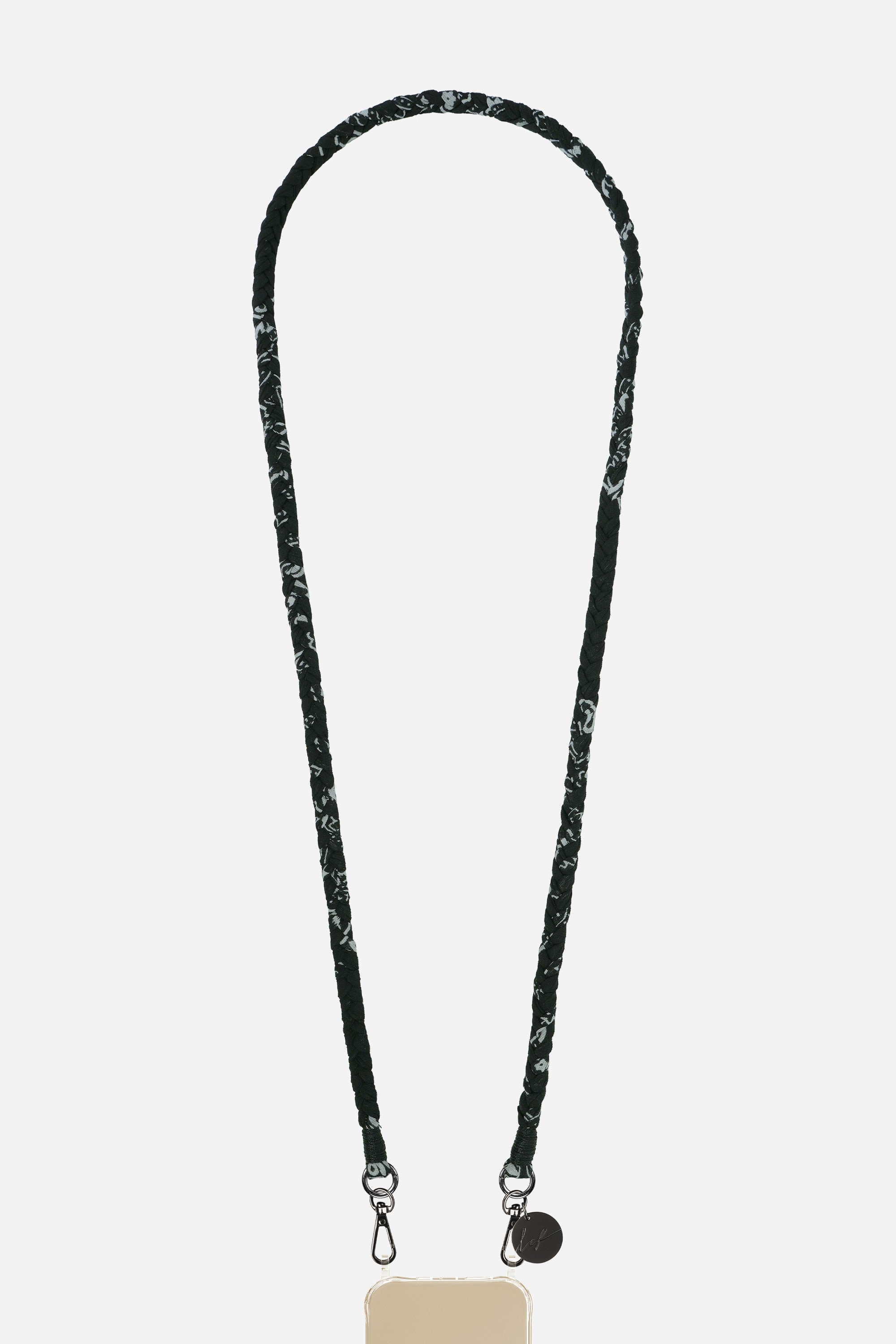 Cordon tresse Della Noir