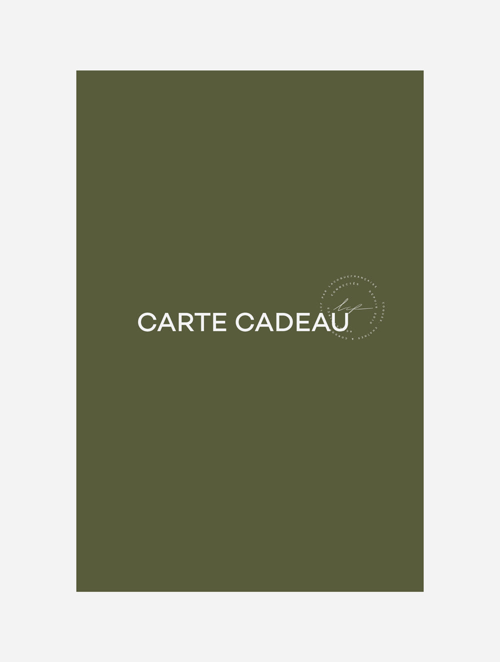 Carte Cadeau