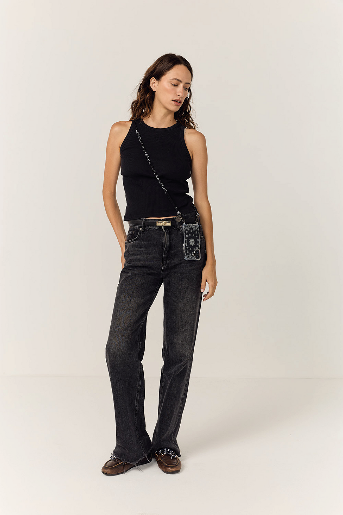 Della Long Black Chain 120 cm