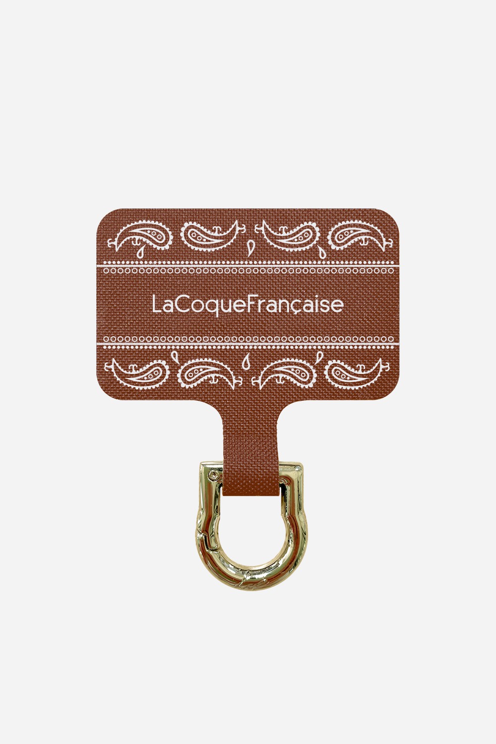 Leather Case + Adapter + Short Brown Bandana Chain