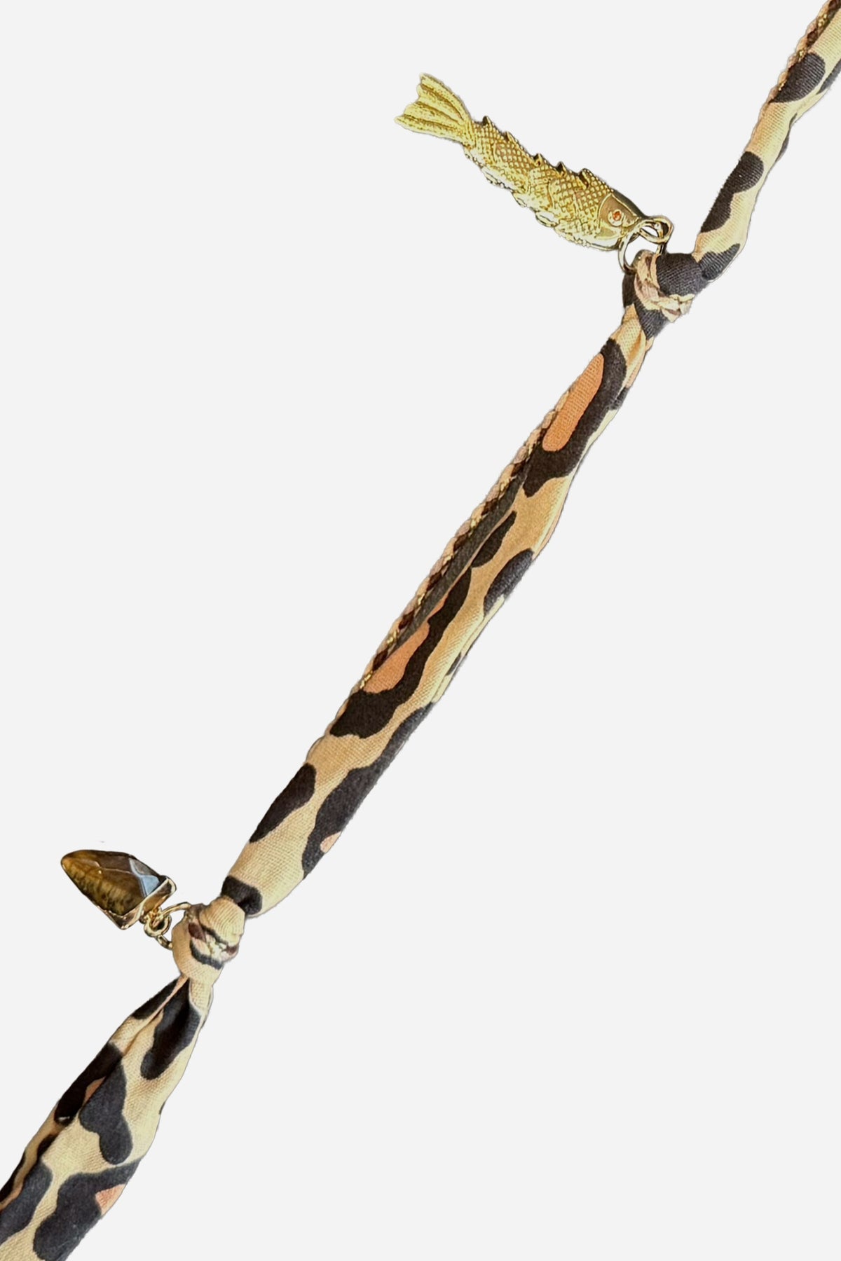 Chaine Longue Laia Leopard 120 cm - 2