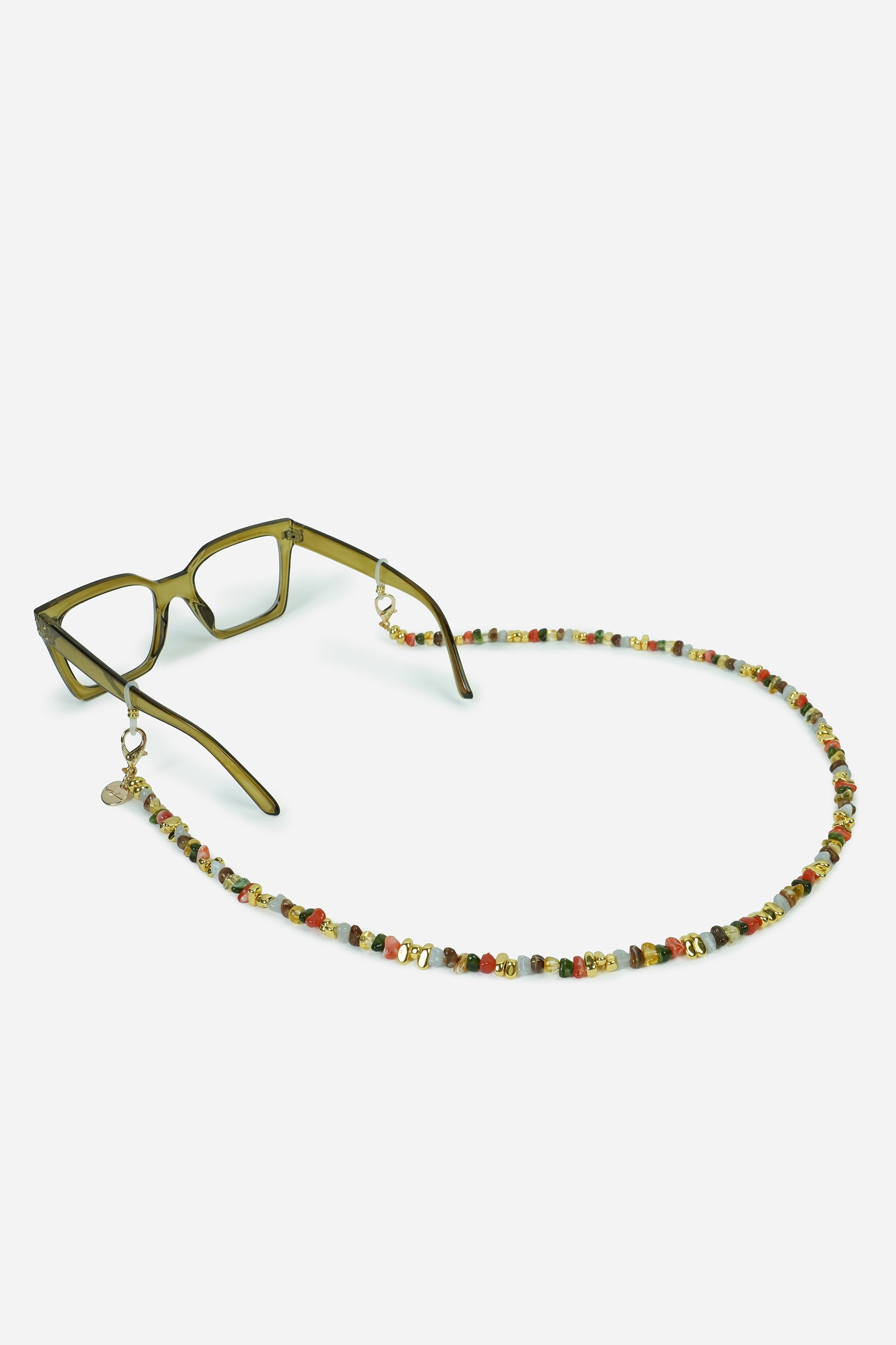 Bijoux Chaine De Lunettes Liviya Multi Kaki 72 cm