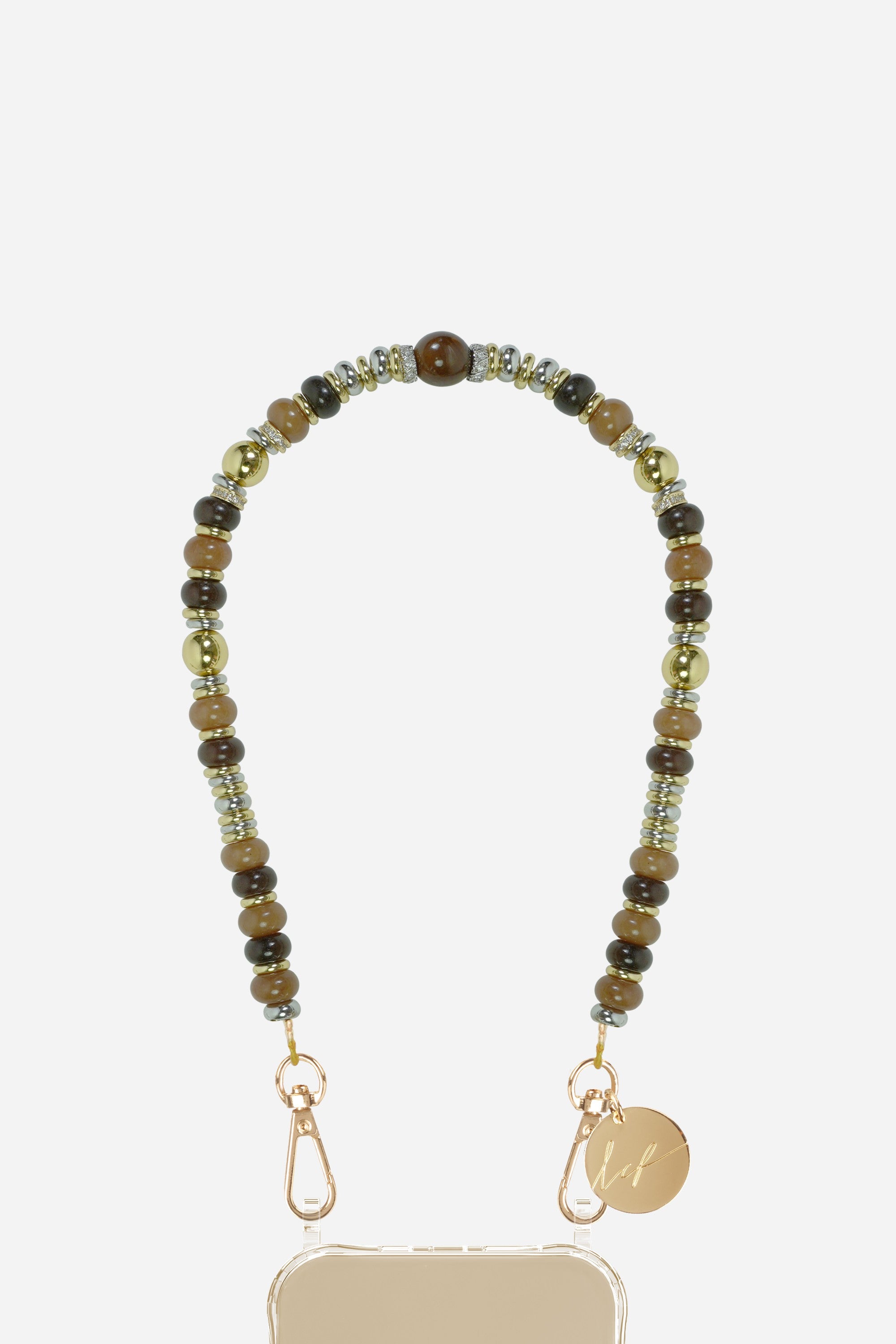 Chaine Courte Alisha Marron 40 cm - 2