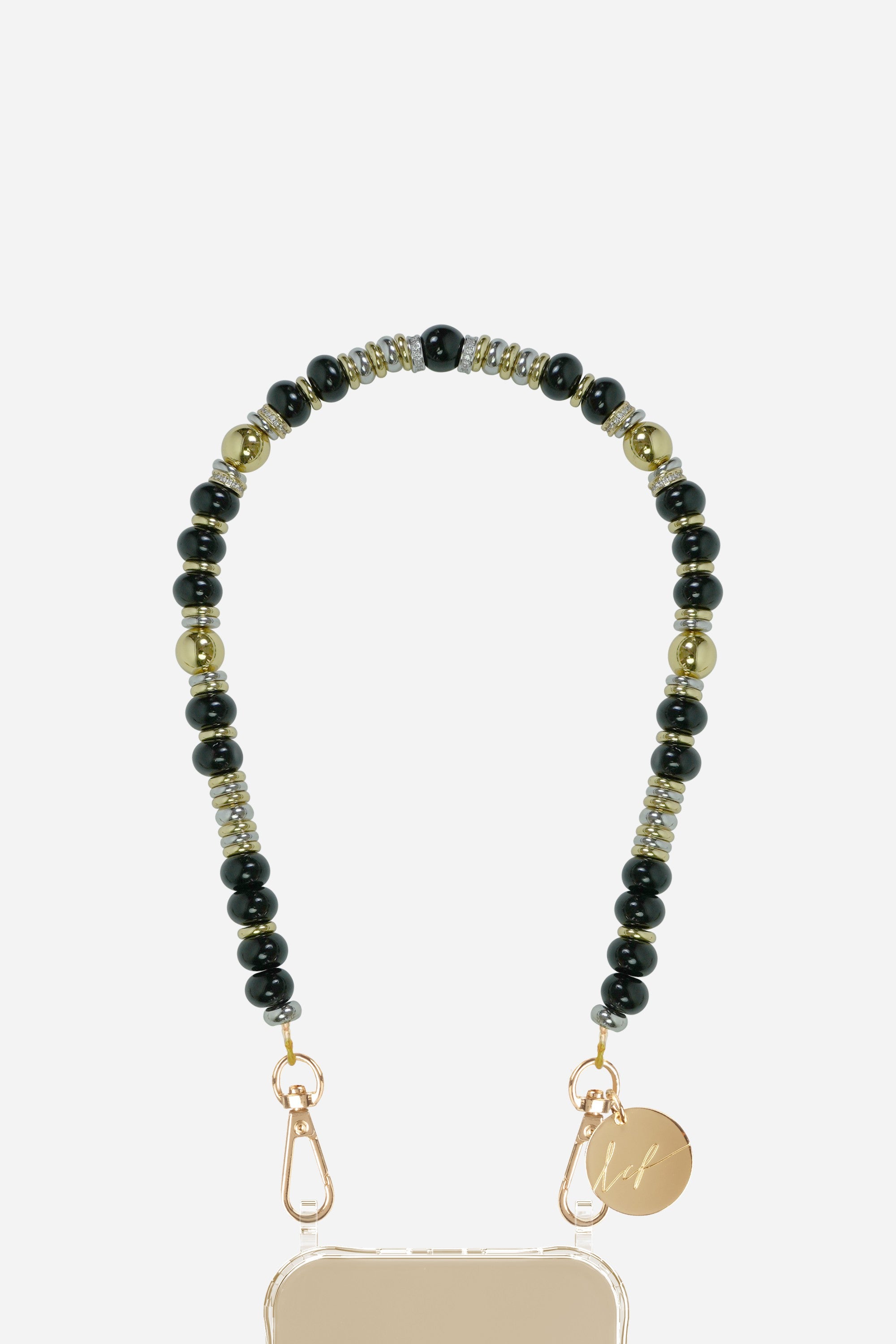 Chaine Courte Alisha Noir 40 cm - 2