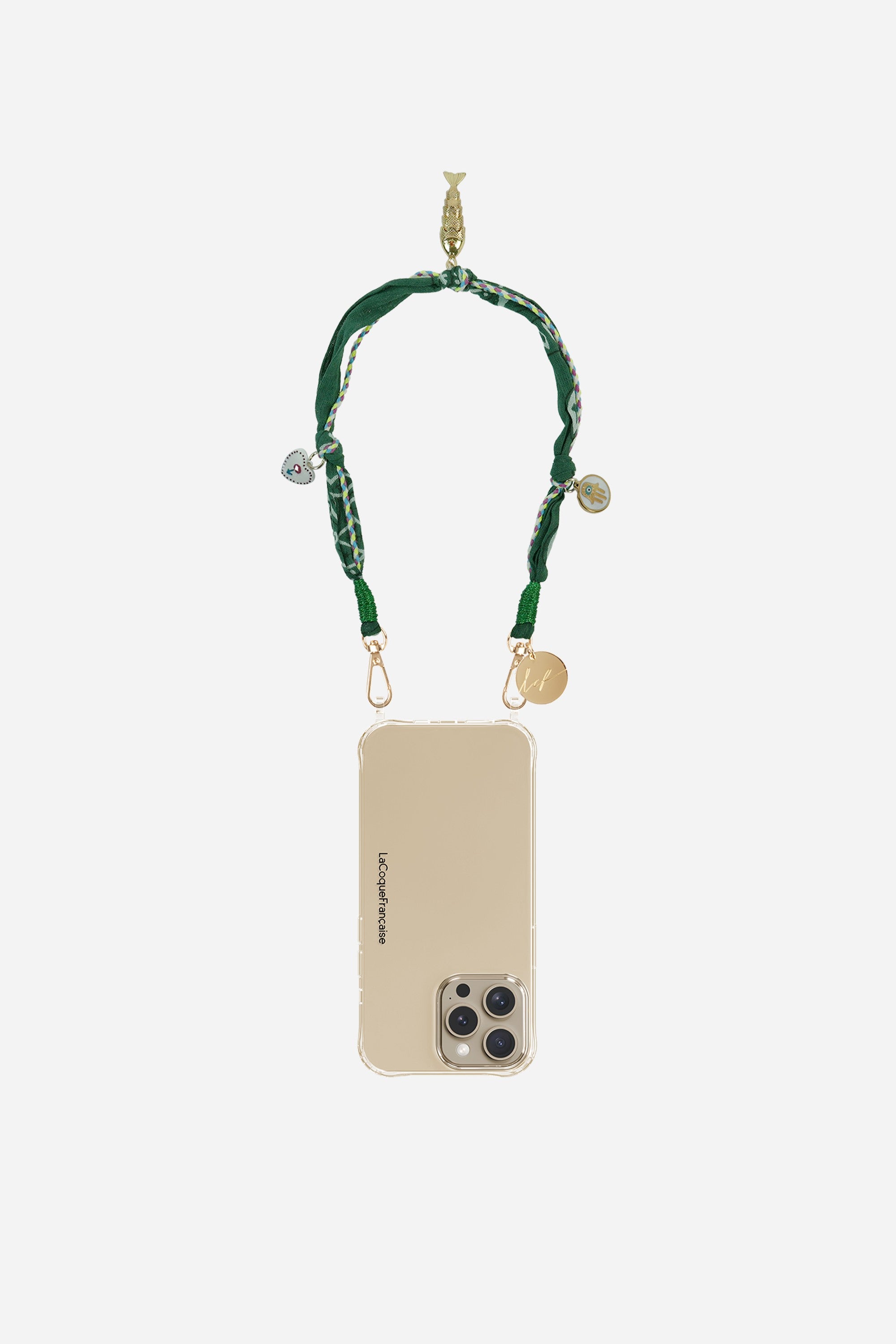 Chaine Courte Laia Vert 40 cm