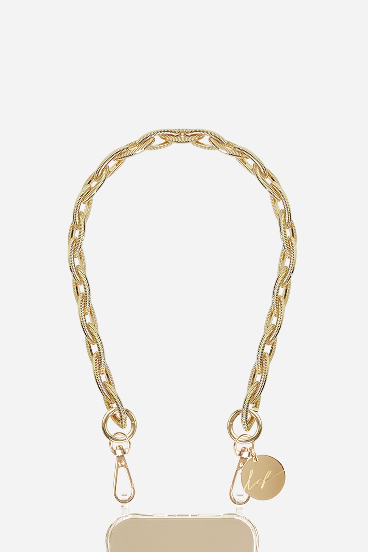 Chaine Courte Pia Dore 40 cm - 2