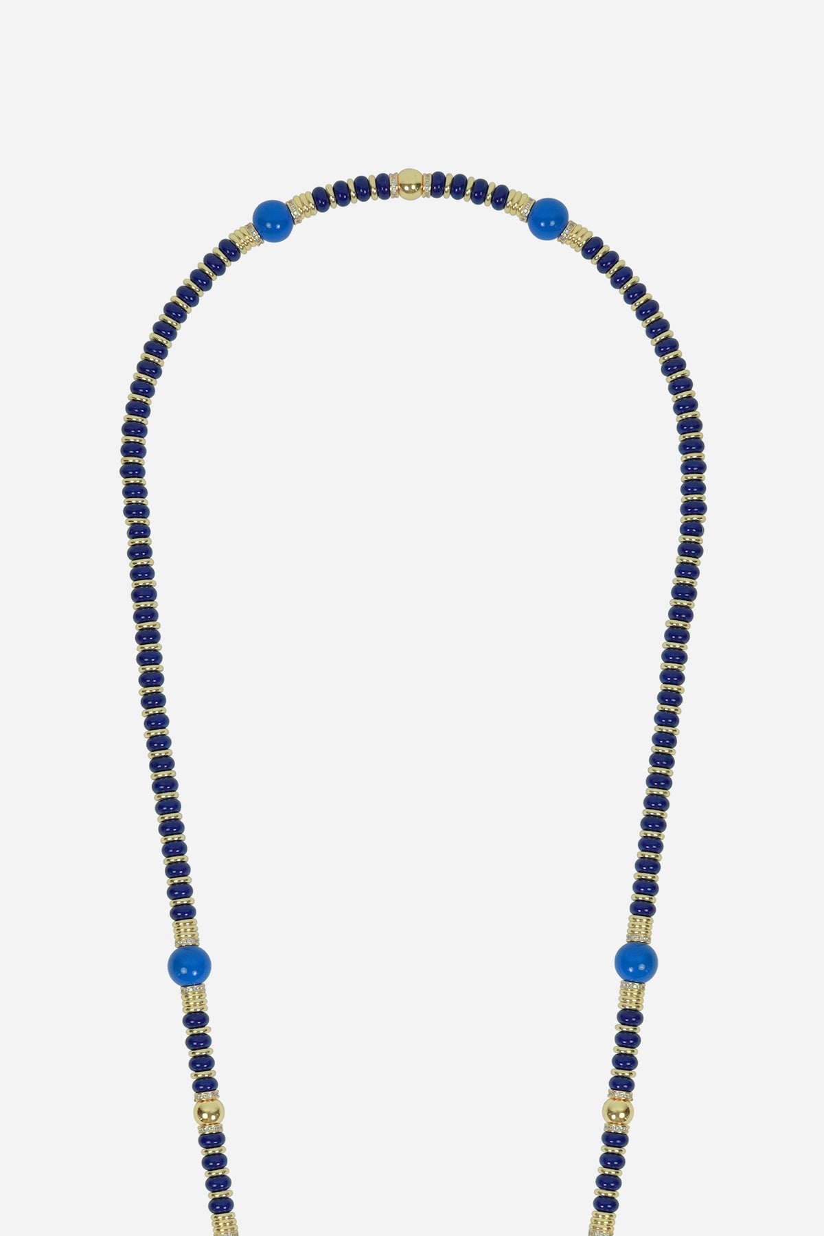 Chaine Longue Adia Bleu 120 cm - 6