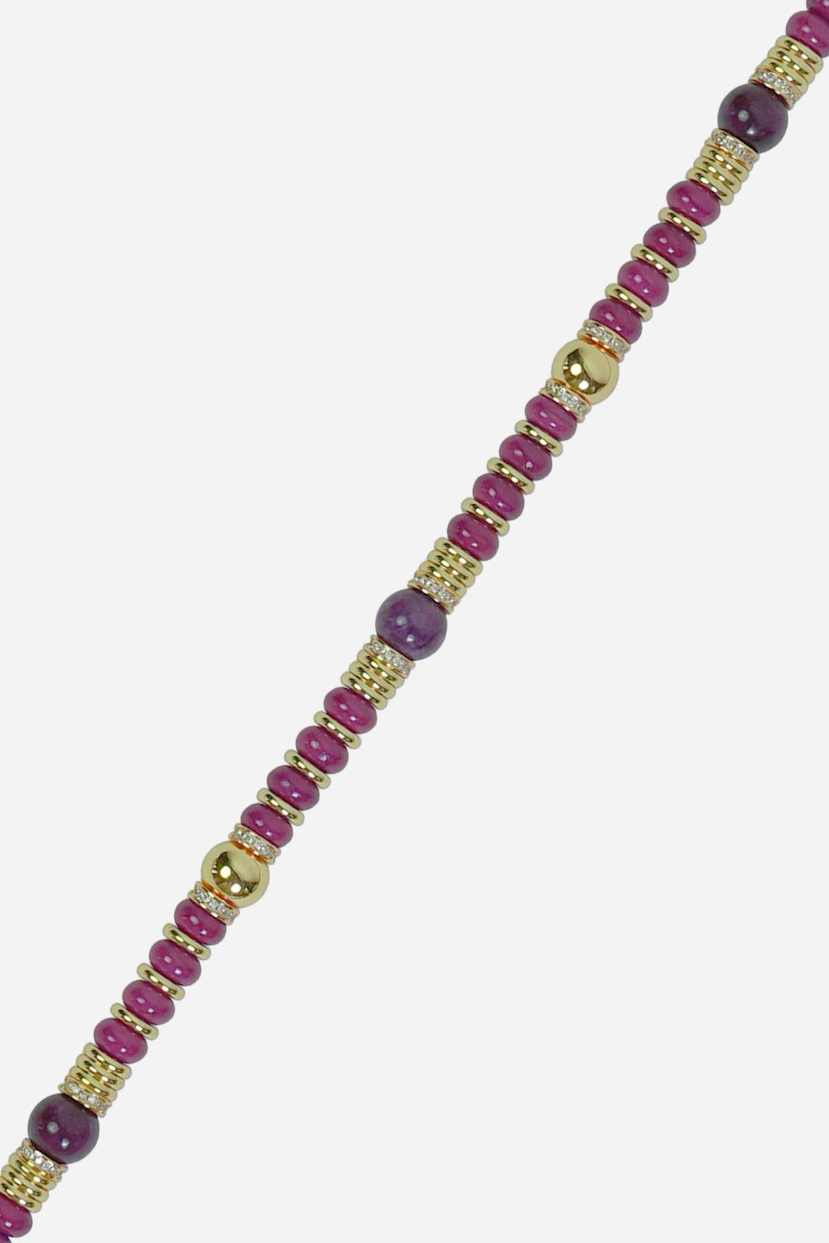 Chaine Longue Amaira Violet 120 cm - 2